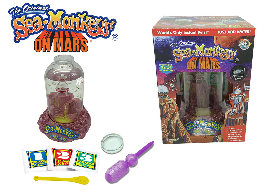 Sea Monkeys On Mars - Grow Your Own Sci-Fi Pets Science Kit for Kids 6+