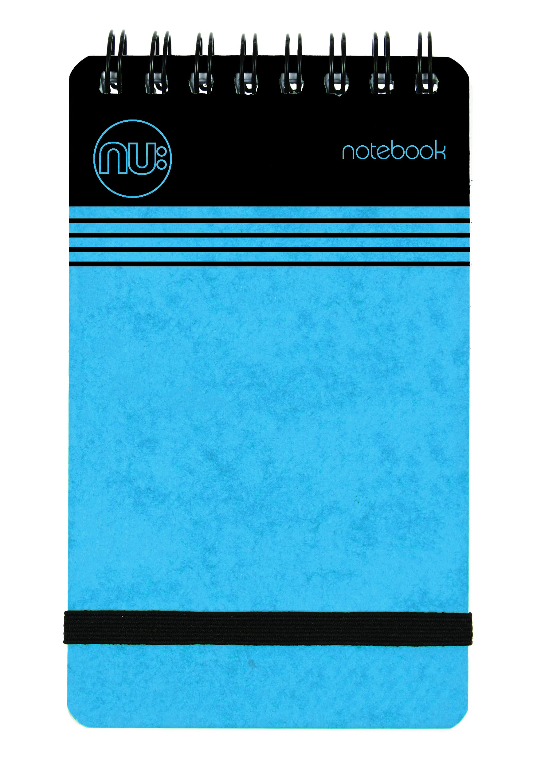 nu: Craze Cloud Range A7 Wirebound Notebook - Blue Cover, 80gsm FSC Paper, Perforated 1