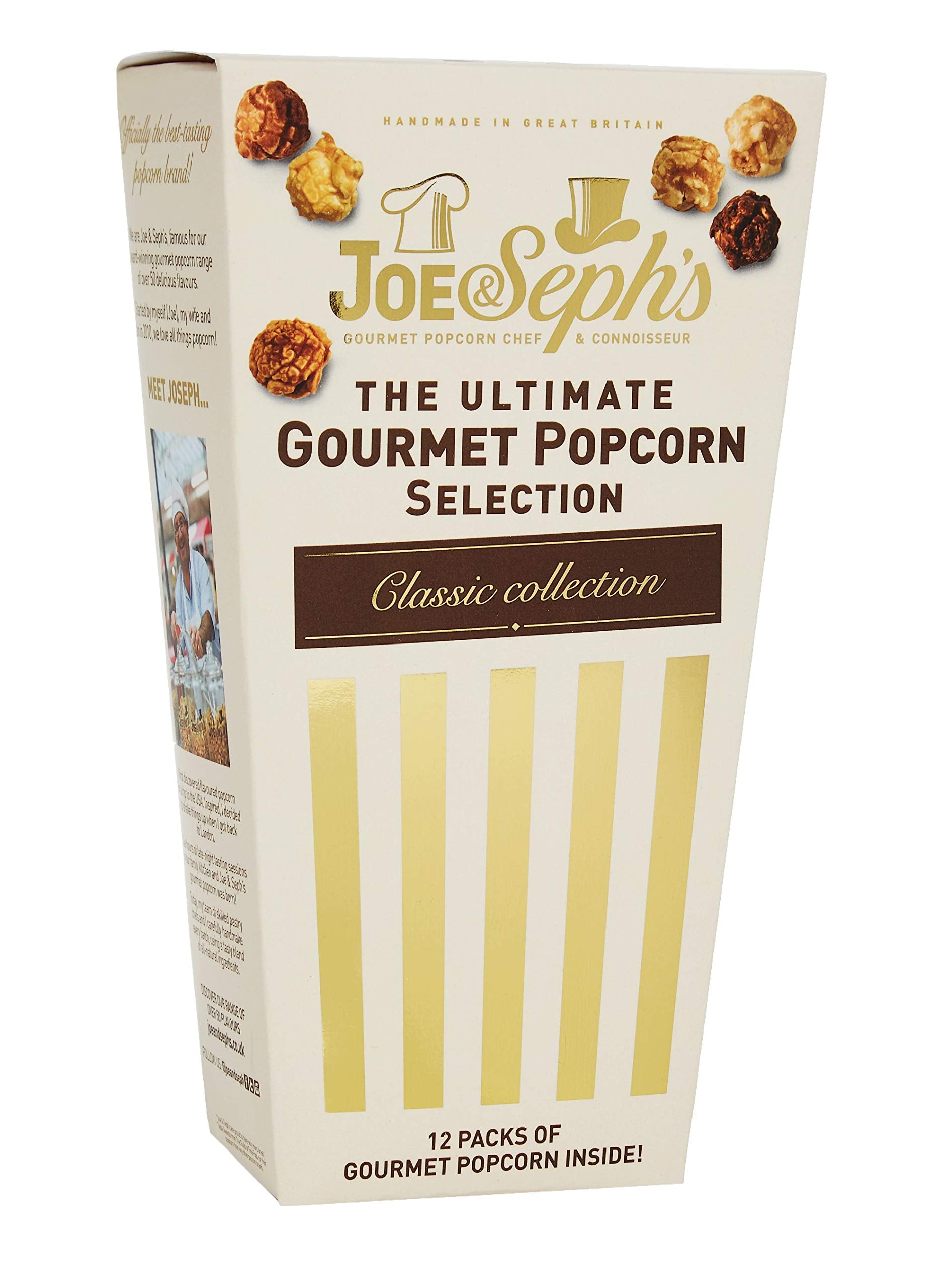 Joe & Seph's Ultimate Popcorn Selection Box - 12 x 7g Mini Bags | Gourmet Flavours