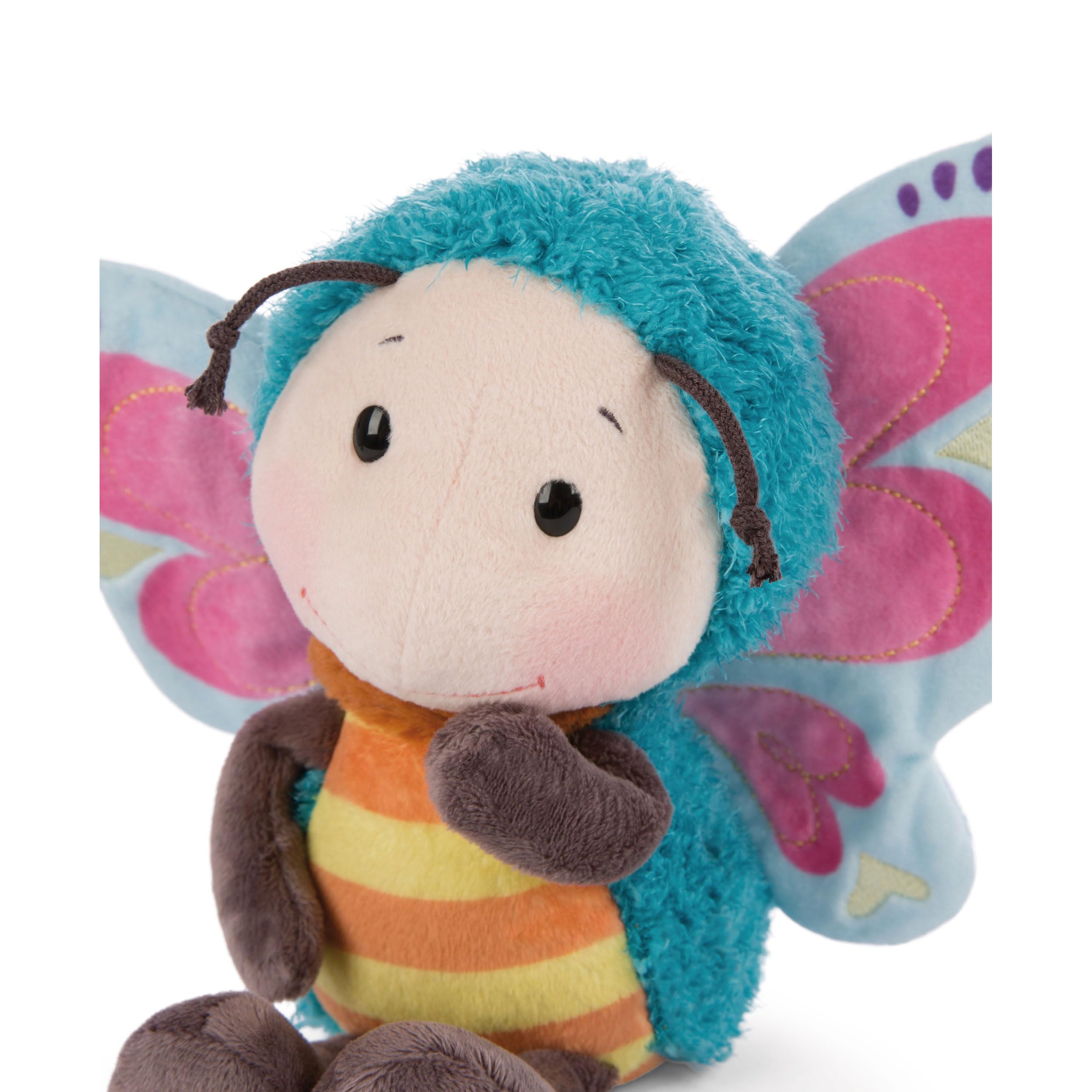 Nici Soft Toy Butterfly - 18 cm Plush Stuffed Animal for Kids | Blue | Model 47939