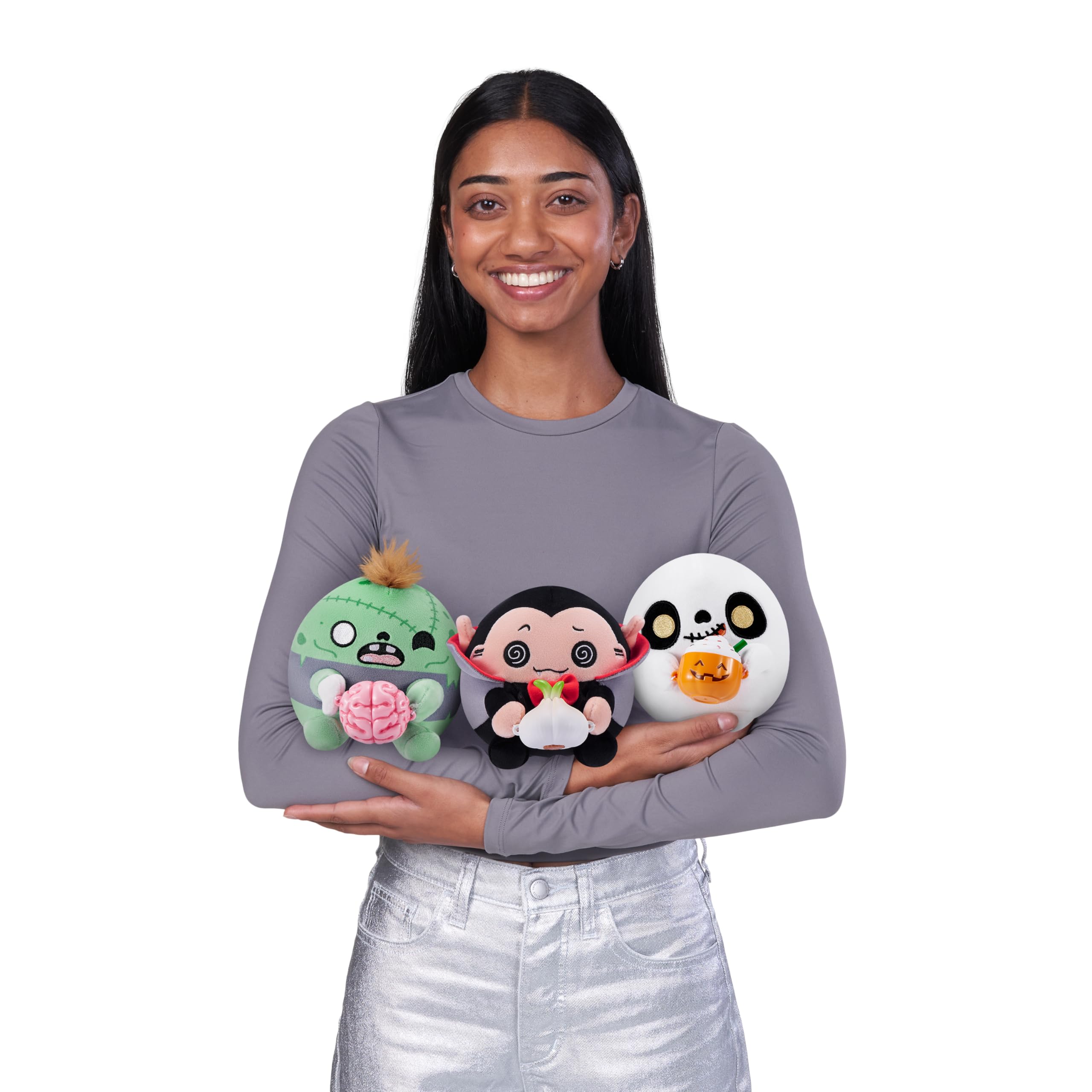 Snackles 5-inch Halloween Series 1 Plush by ZURU - Soft Cuddly Doll with Favorite Treat 6