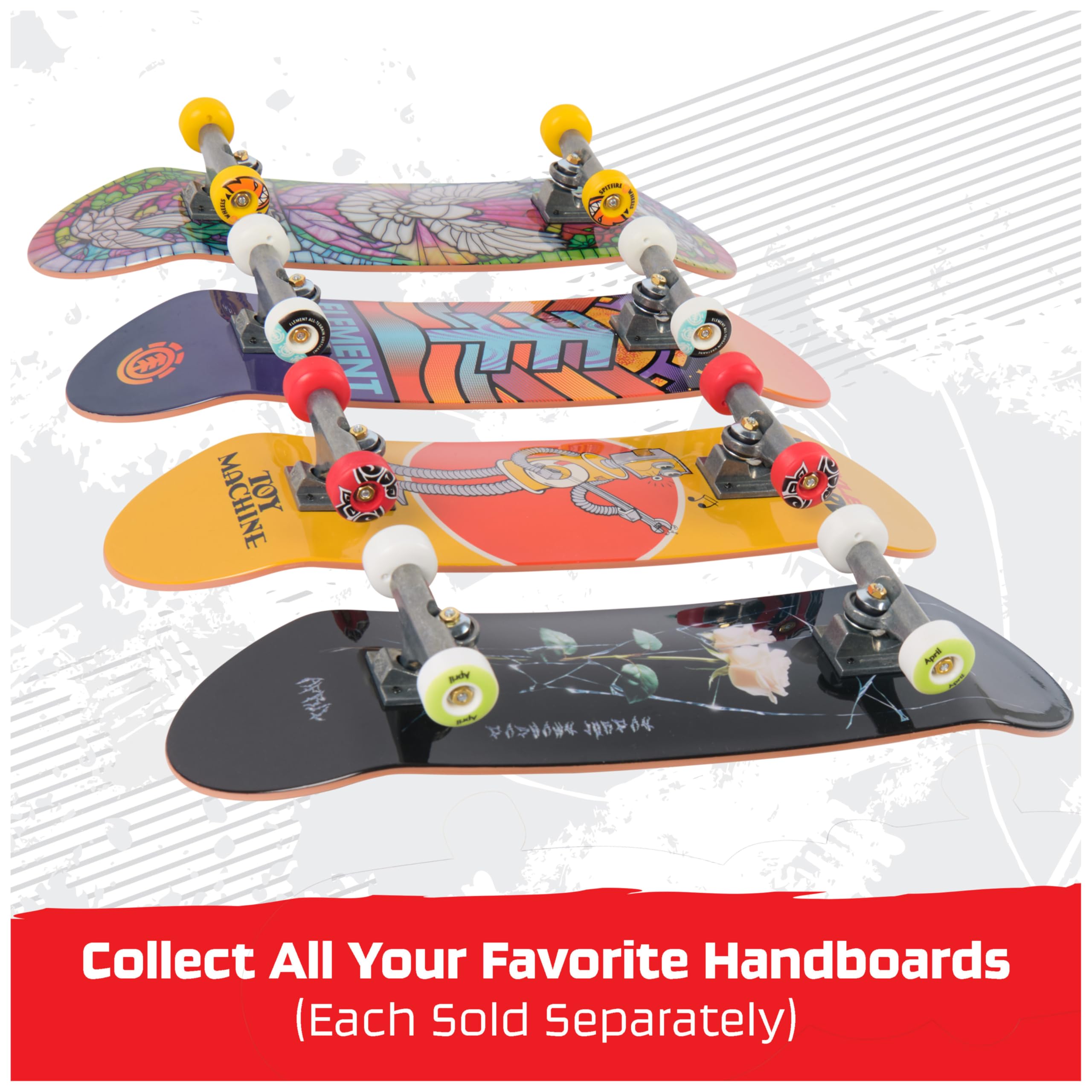 Tech Deck The Simpsons Handboard - Authentic Mini Skateboard for Kids 6+ 16