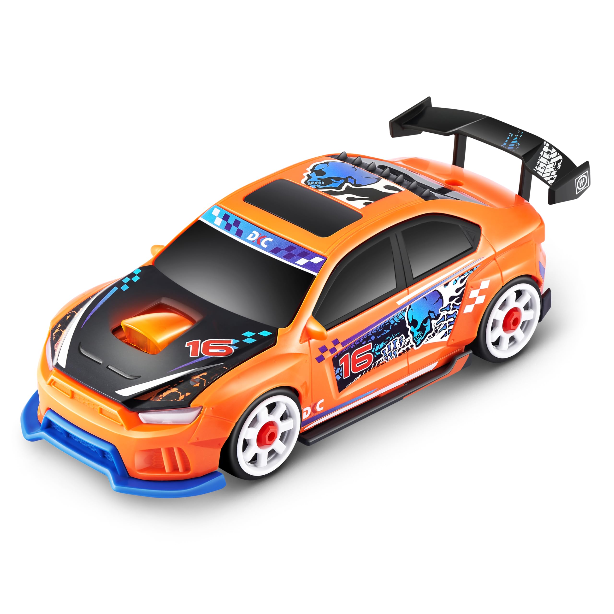 Metal Machines Speed Heroes (Silver) - 20+ Surprises, Buildable Race Car Playset 5