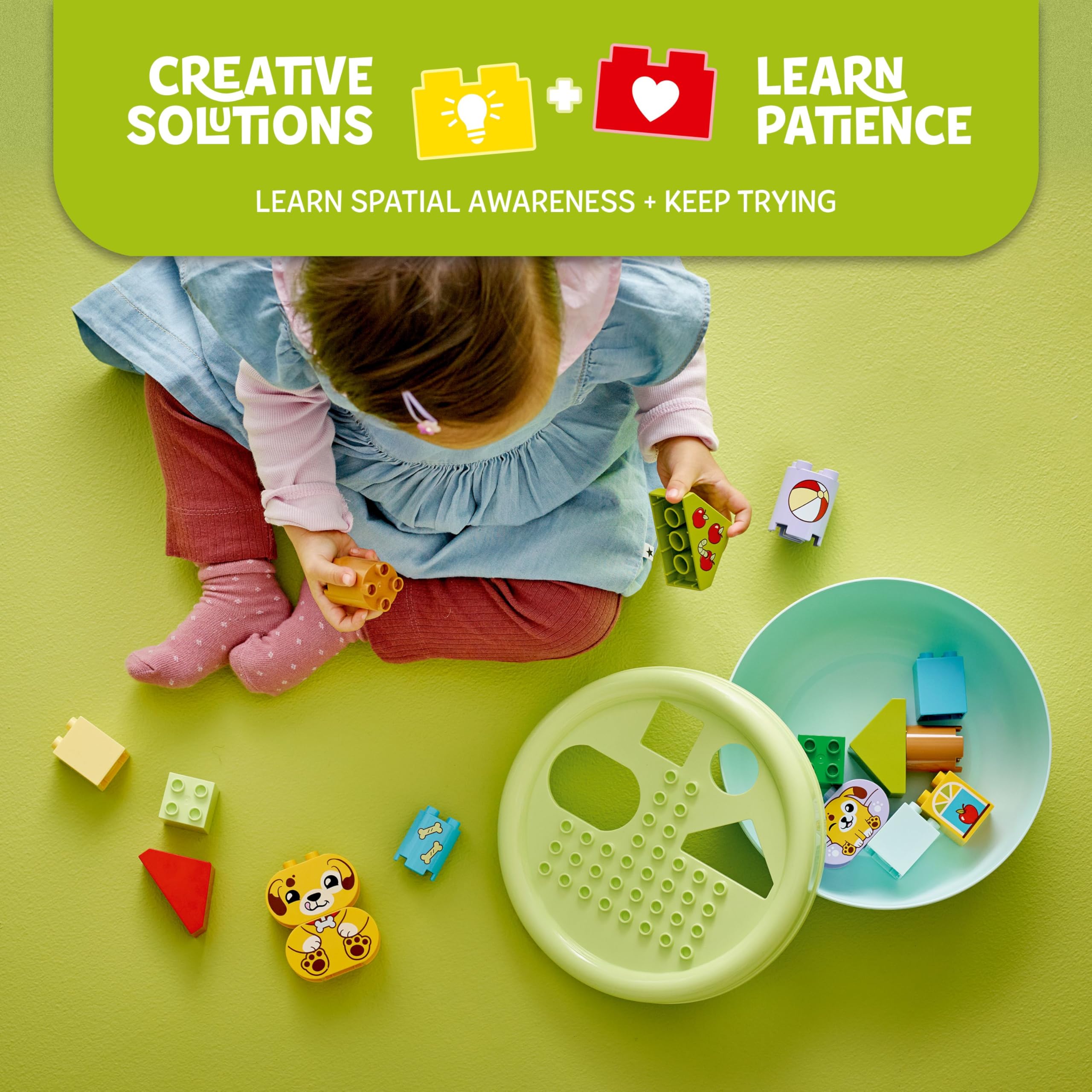 LEGO DUPLO Shape Sorter: Puppy House - Educational Building Toy for Toddlers 18+ Months 5