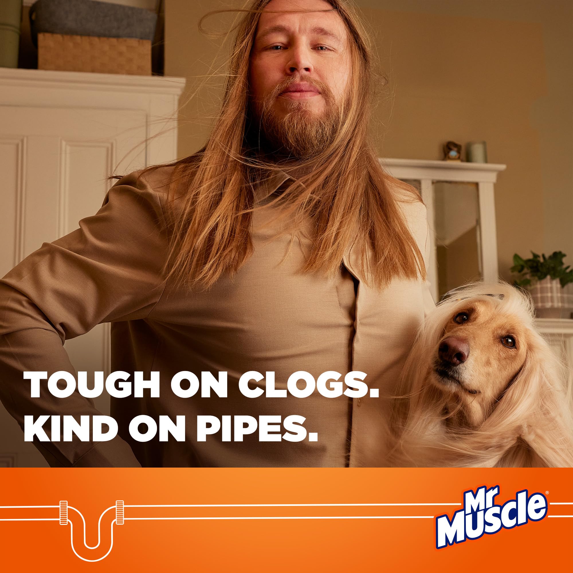 Mr Muscle - Abflussreiniger-Gel gegen Tierhaare 8