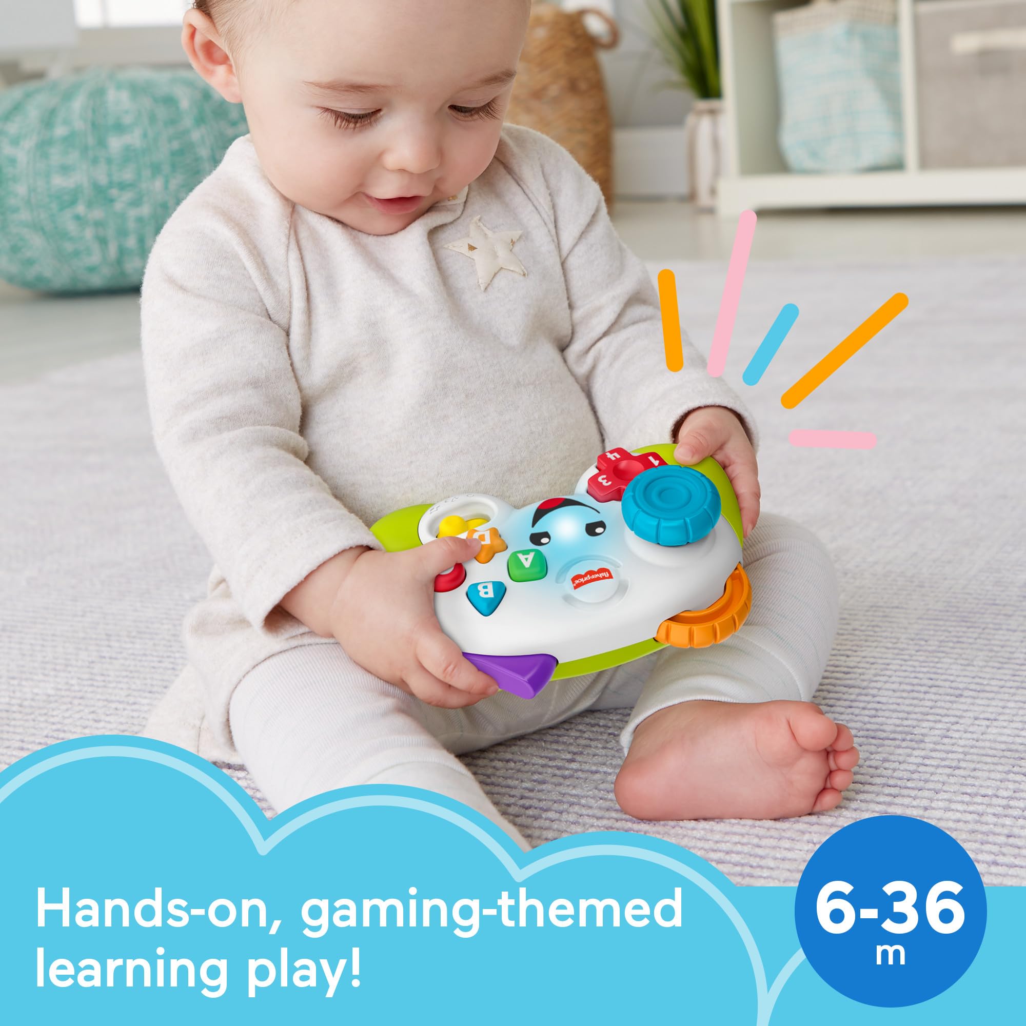 Fisher-Price Laugh & Learn Game Controller - Electronic Learning Toy for Babies & Toddlers 5