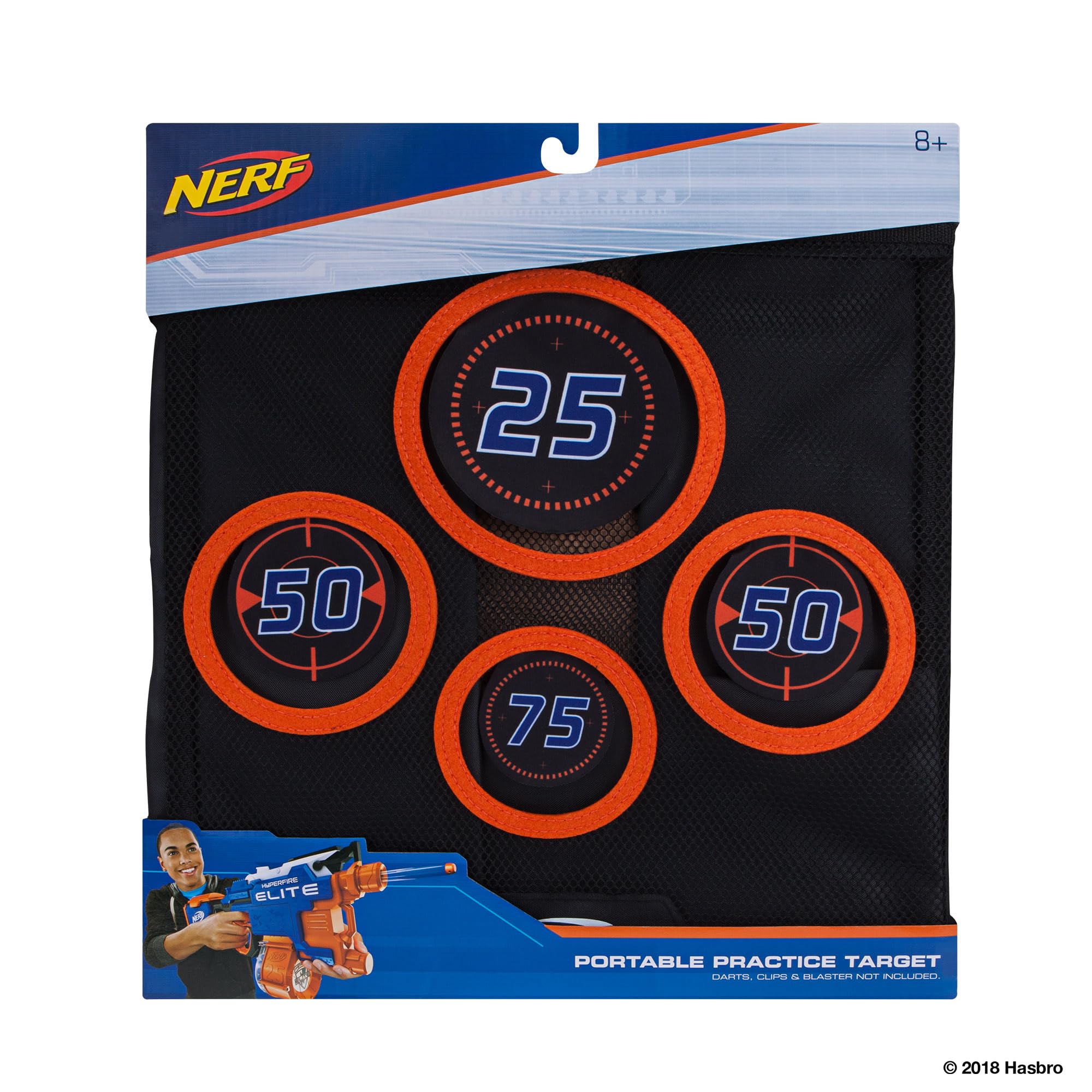 Nerf Elite Portable Practice Target - Mesh Dart Catcher with Handle 11