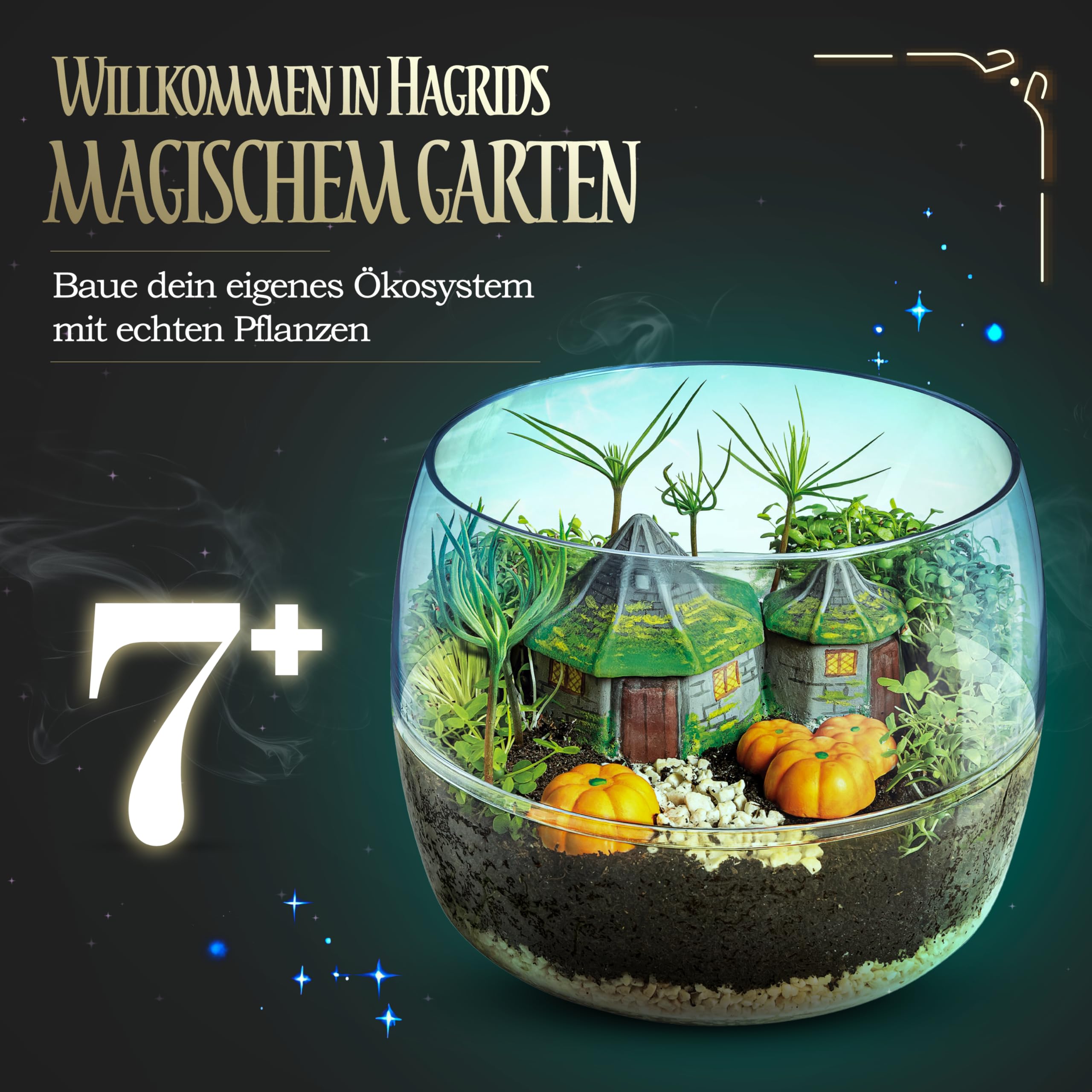 Clementoni 19248 Terrarium - Harry Potter Hagrid's Hut Educational Kit for Kids Ages 7+ 10