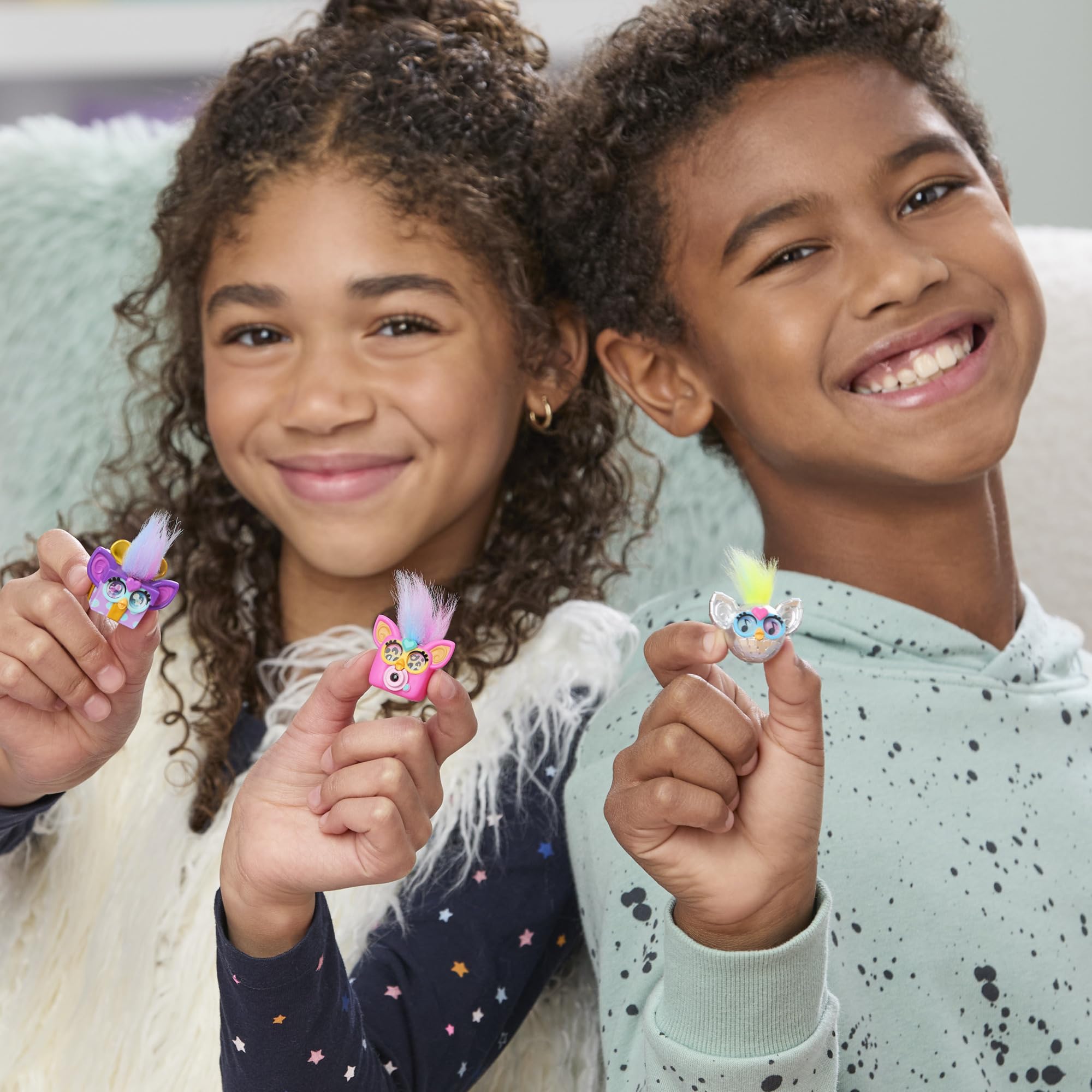 Furby Minis Figure 12 Pack Series 1 - Collectible Pocket-Sized Toys with Changing Eyes 8