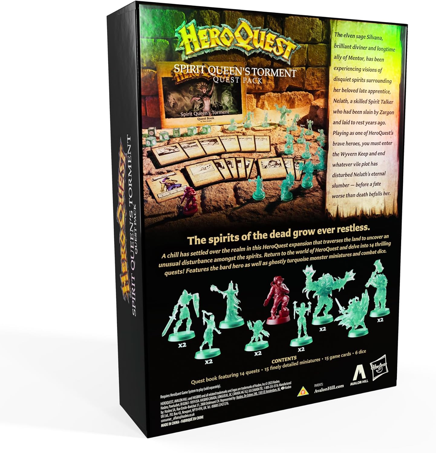Avalon Hill HeroQuest Spirit Queen's Torment Quest Pack – Expansion for HeroQuest Game 8