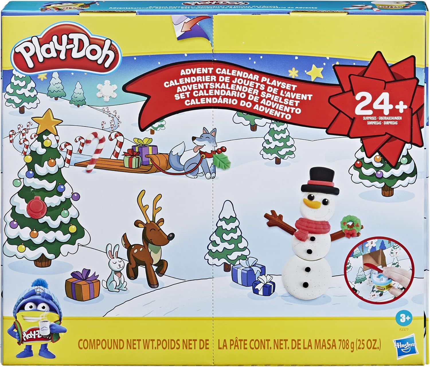 Play-Doh Advent Calendar - 24 Days of Creative Fun with Play-Doh Pots & Tools for Kids