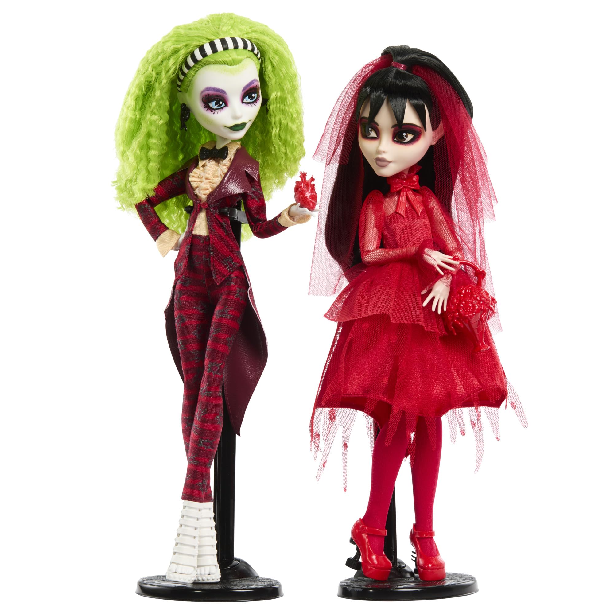 Monster High Skullector Beetlejuice Beetlejuice Doll 2-Pack - Collectible Betelgeuse & Lydia Set for Ages 6+ 5