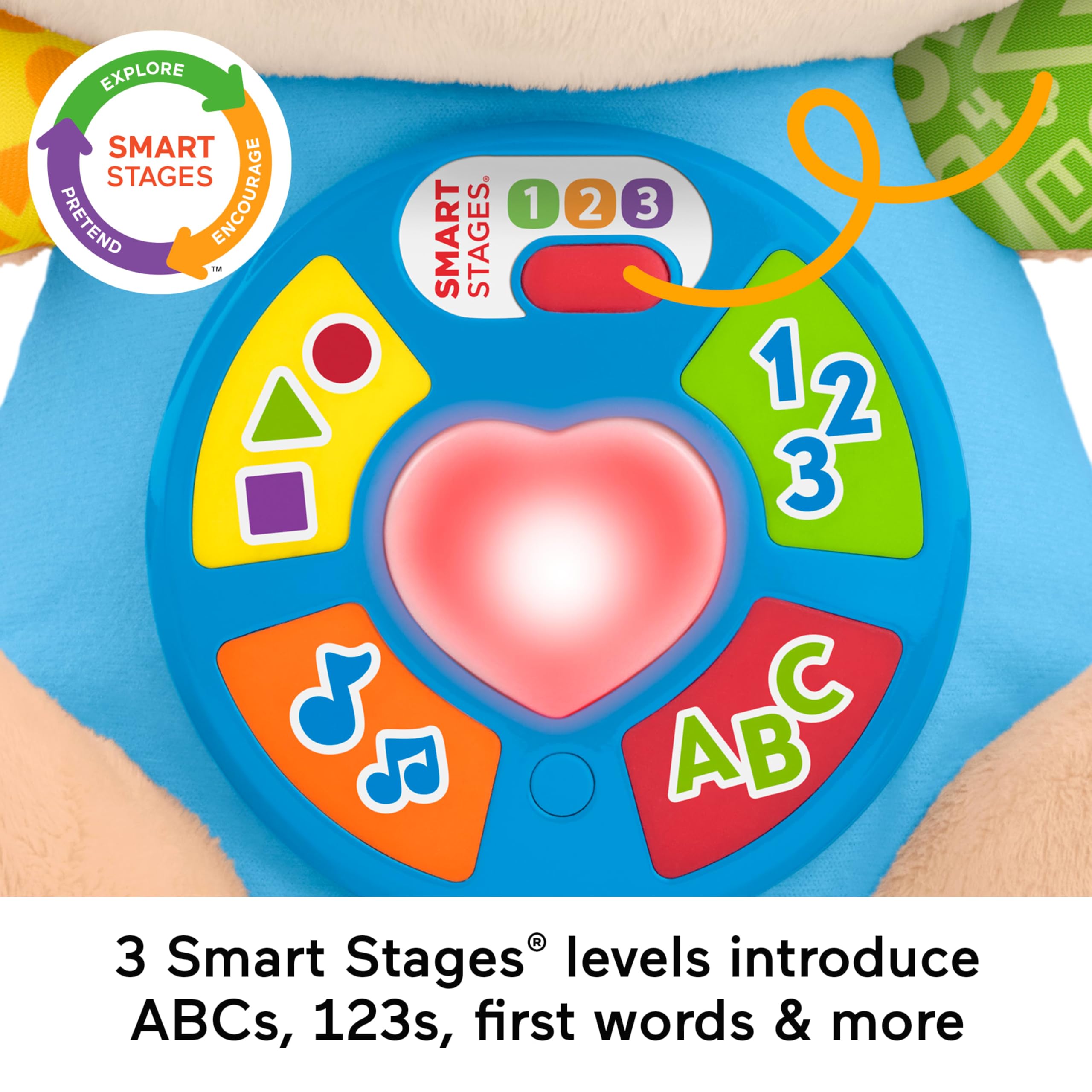 Fisher-Price Laugh &amp; Learn Smart Stages Puppy – Musikalisches Plüsch-Lernspielzeug für Babys ab 6 Monaten 8