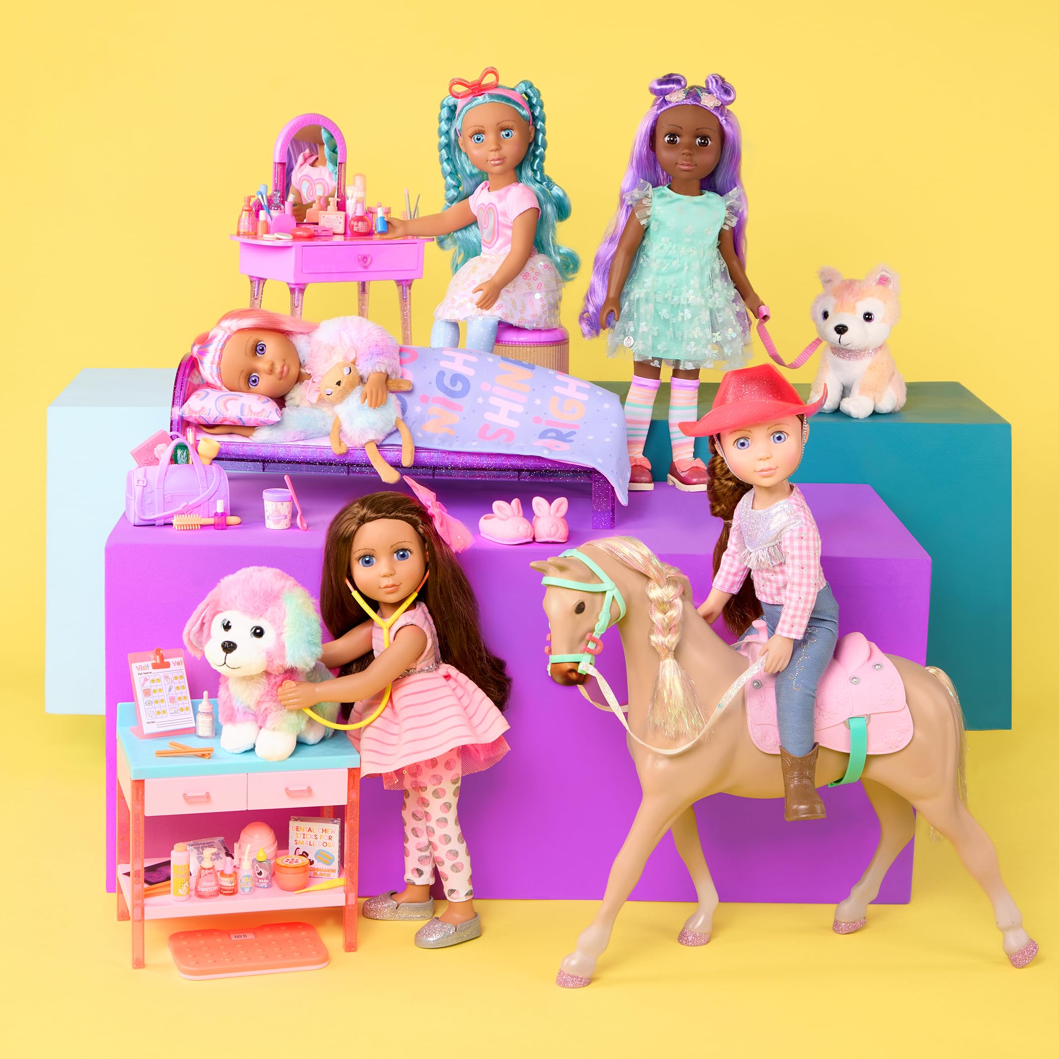 Glitter Girls Bluebell - 36 cm Poseable Fashion Doll with Styling Hair & Outfit for Kids 3+ 12