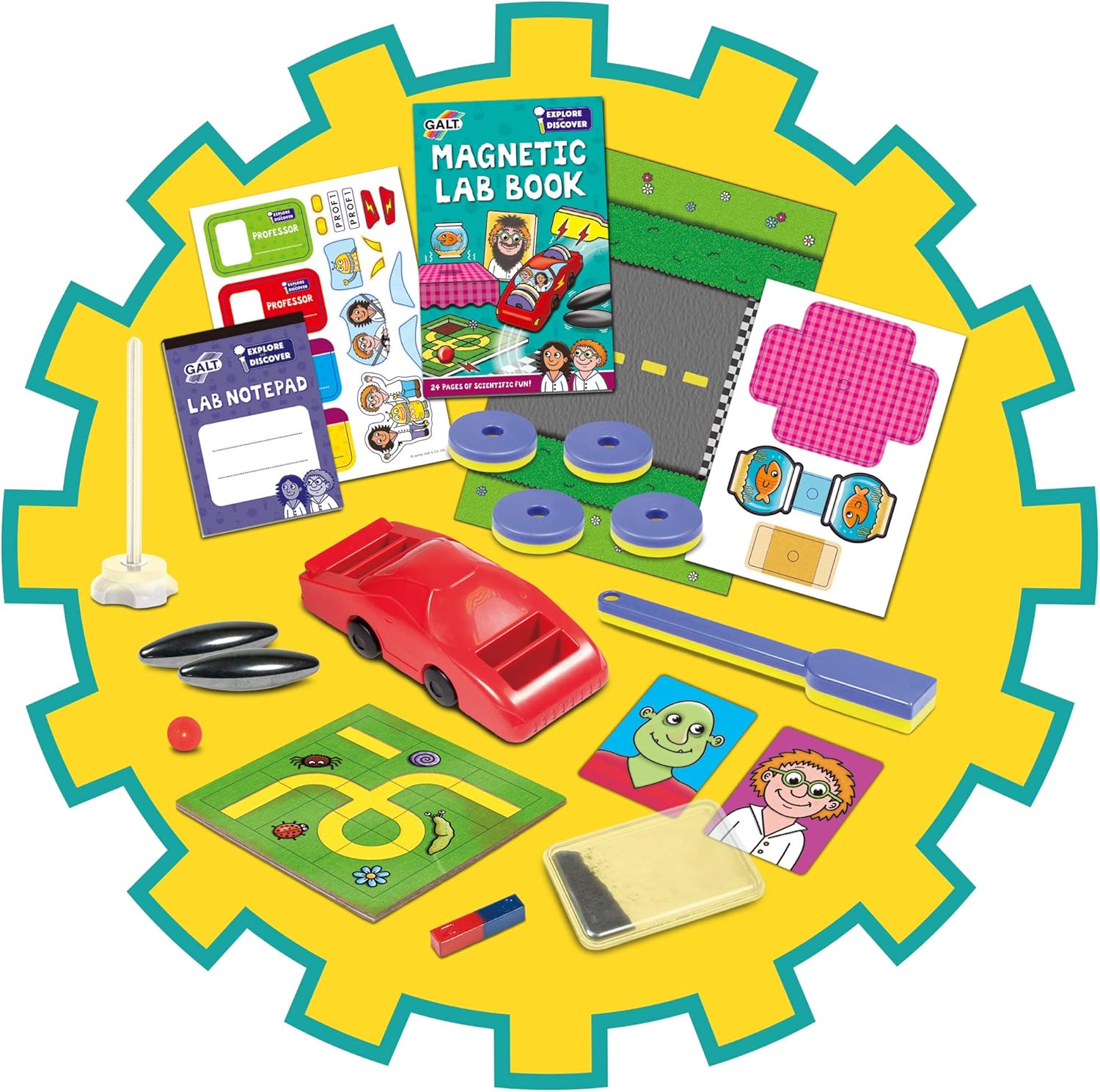 Galt Magnetic Lab Science Kit - STEM Learning Experiments for Kids Ages 6+ 5