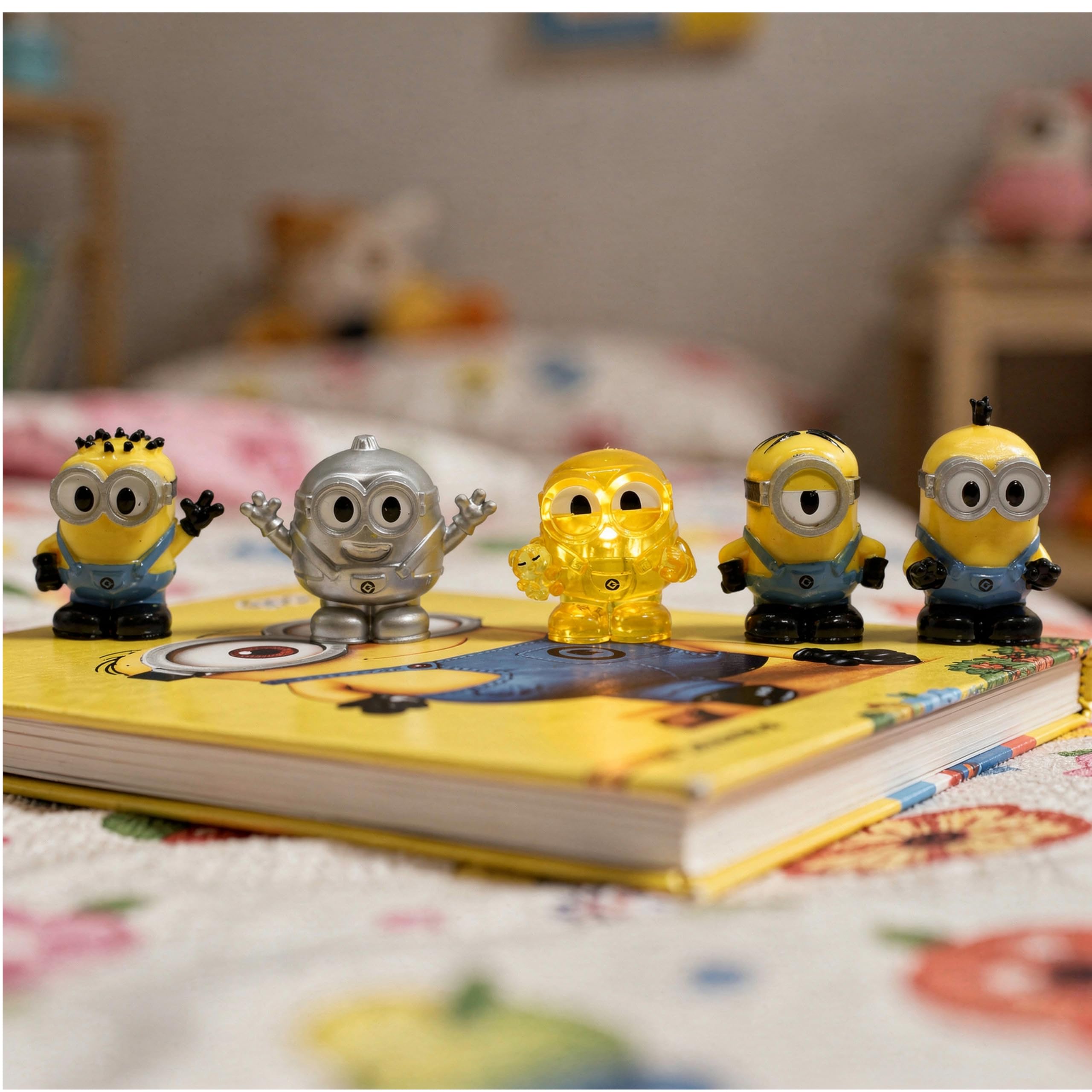 Giochi Preziosi Ooshies Minions Collectible Pencil Toppers 5 Pack - Ages 5+