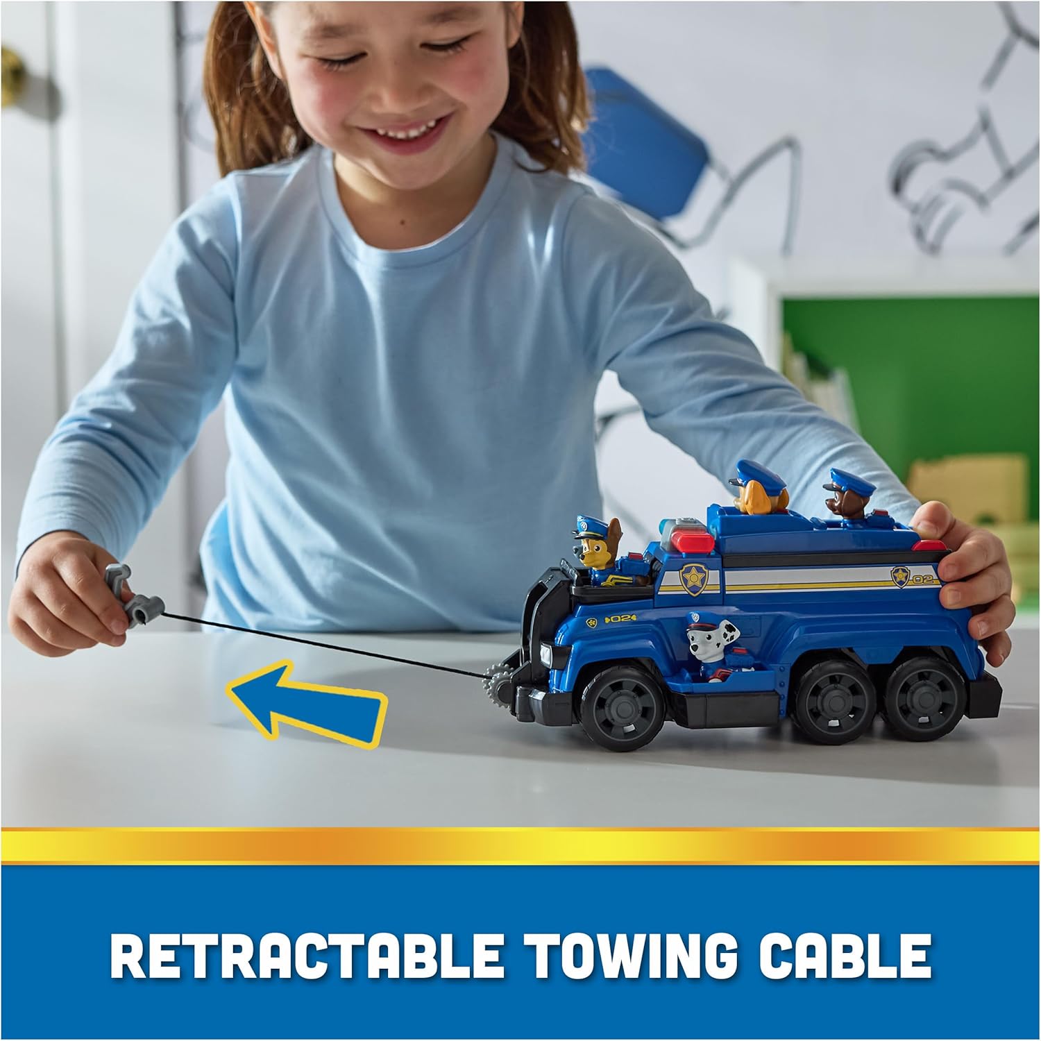 Paw Patrol Team Cruiser - Large Vehicle with 6 Action Figures for Ages 3+ 8