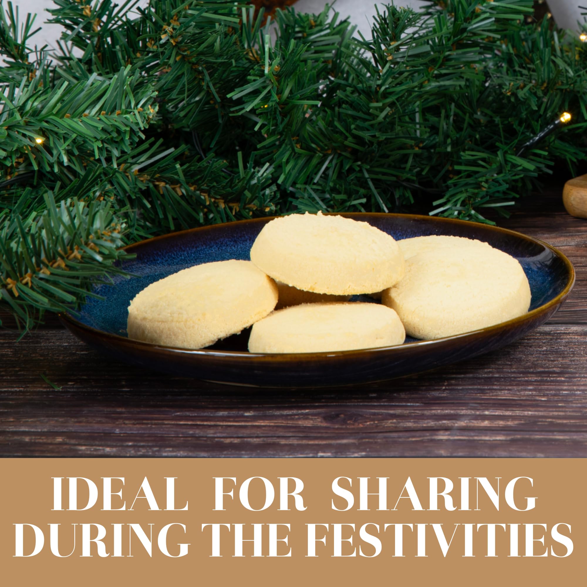 The Silver Crane Co. - Christmas Truck with Tree Biscuits Tin Shortbread Gift 3