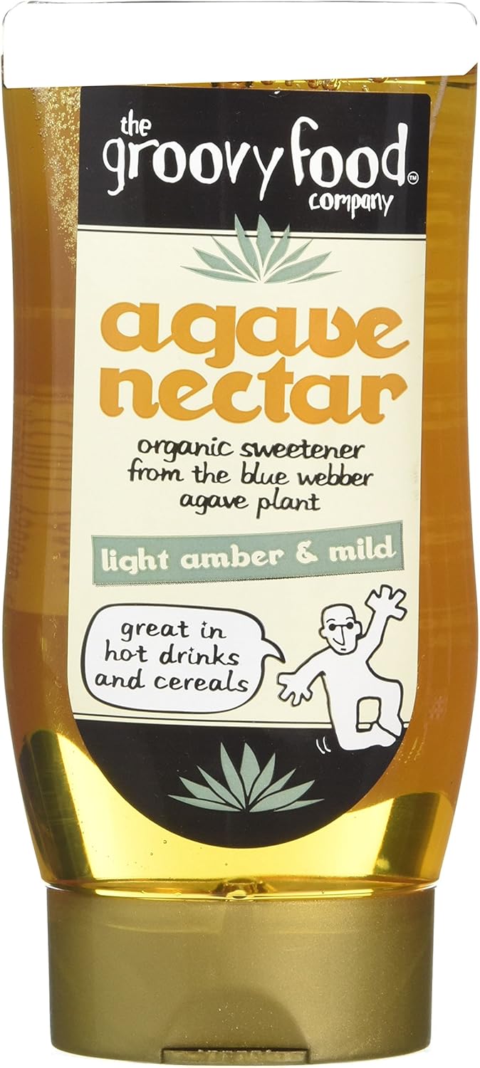 The Groovy Food Company Bio-Agavennektar, heller Bernstein und mild, 250 ml