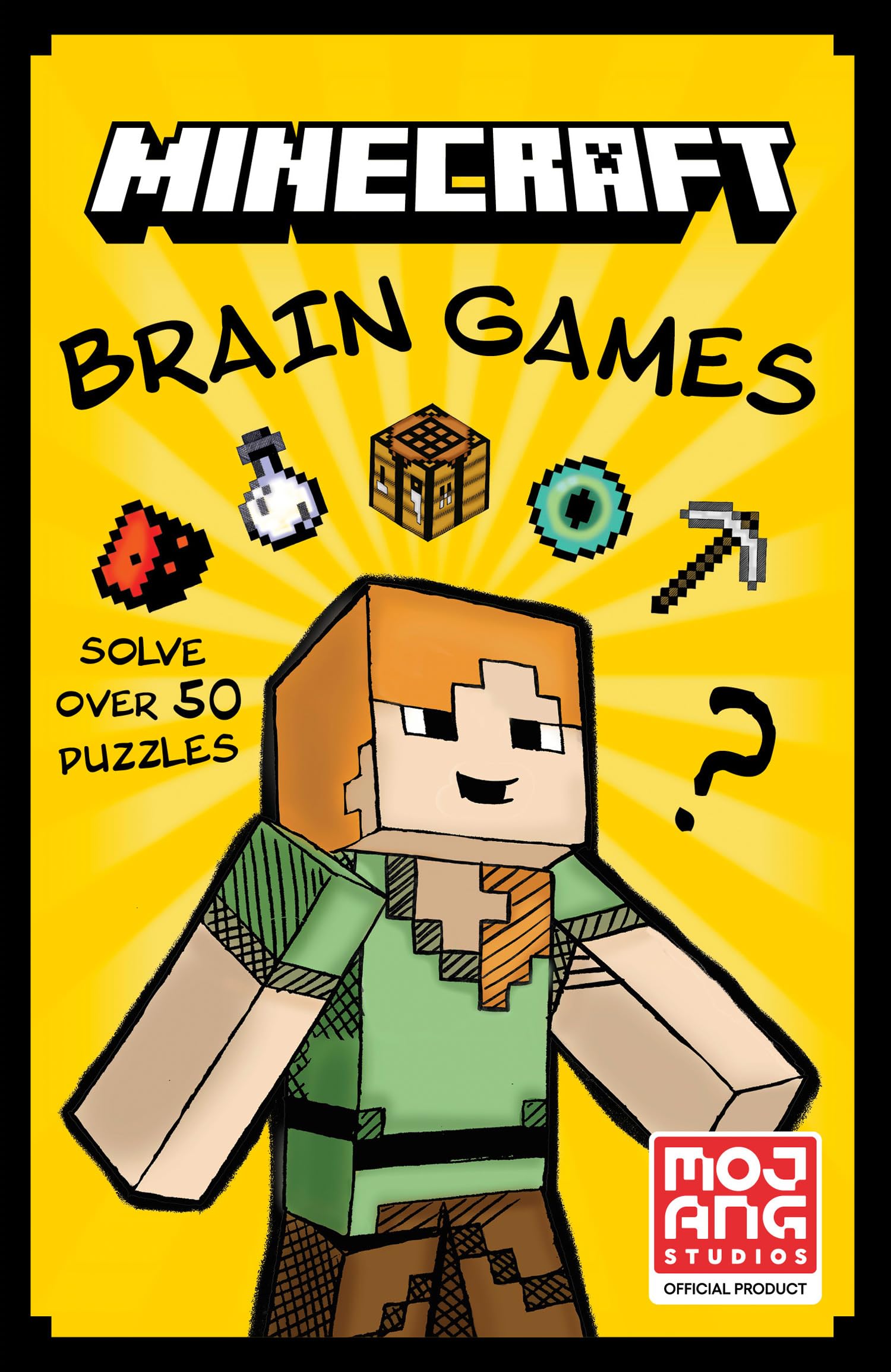 Minecraft Brain Games: An Official Illustrated Children's Puzzle Book [Paperback]