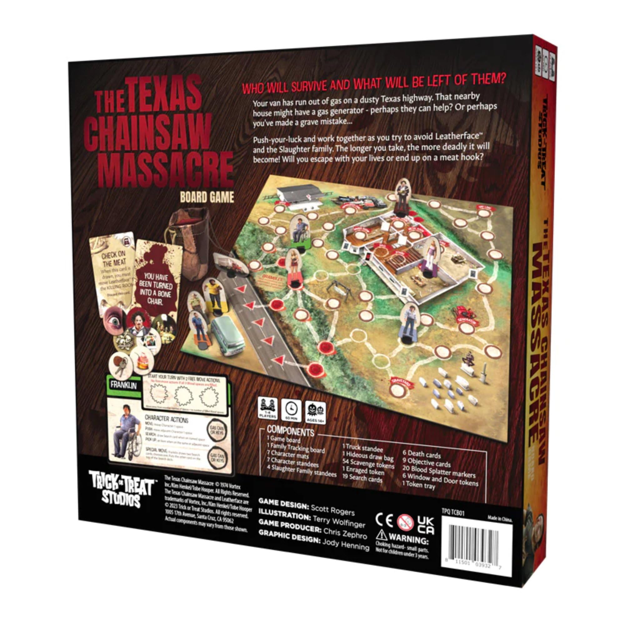 The Texas Chainsaw Massacre: Standard Edition Board Game | 1-4 Players | Ages 14+