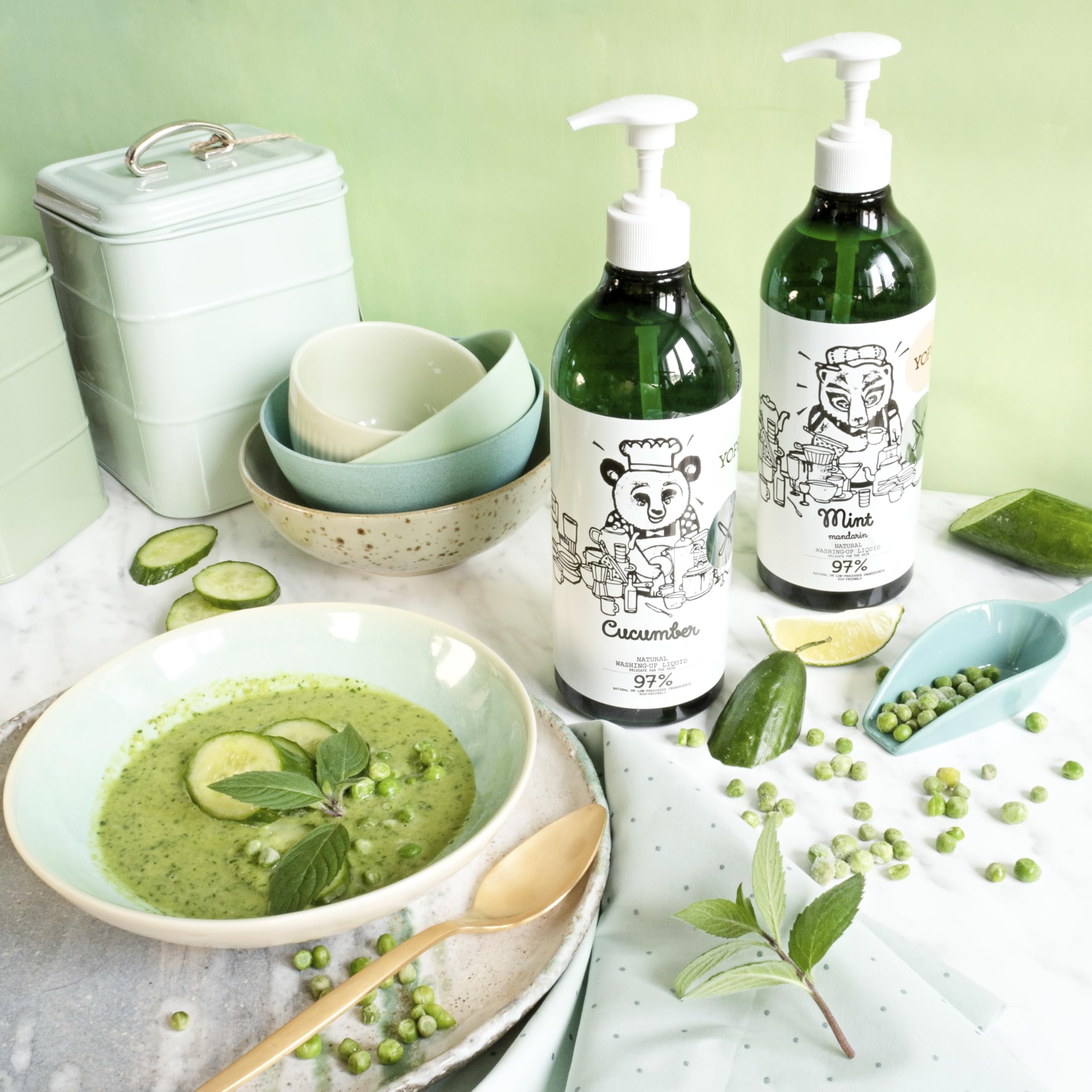 Yope - Natural Washing-Up Liquid | Mint & Mandarin | 750 ml 3