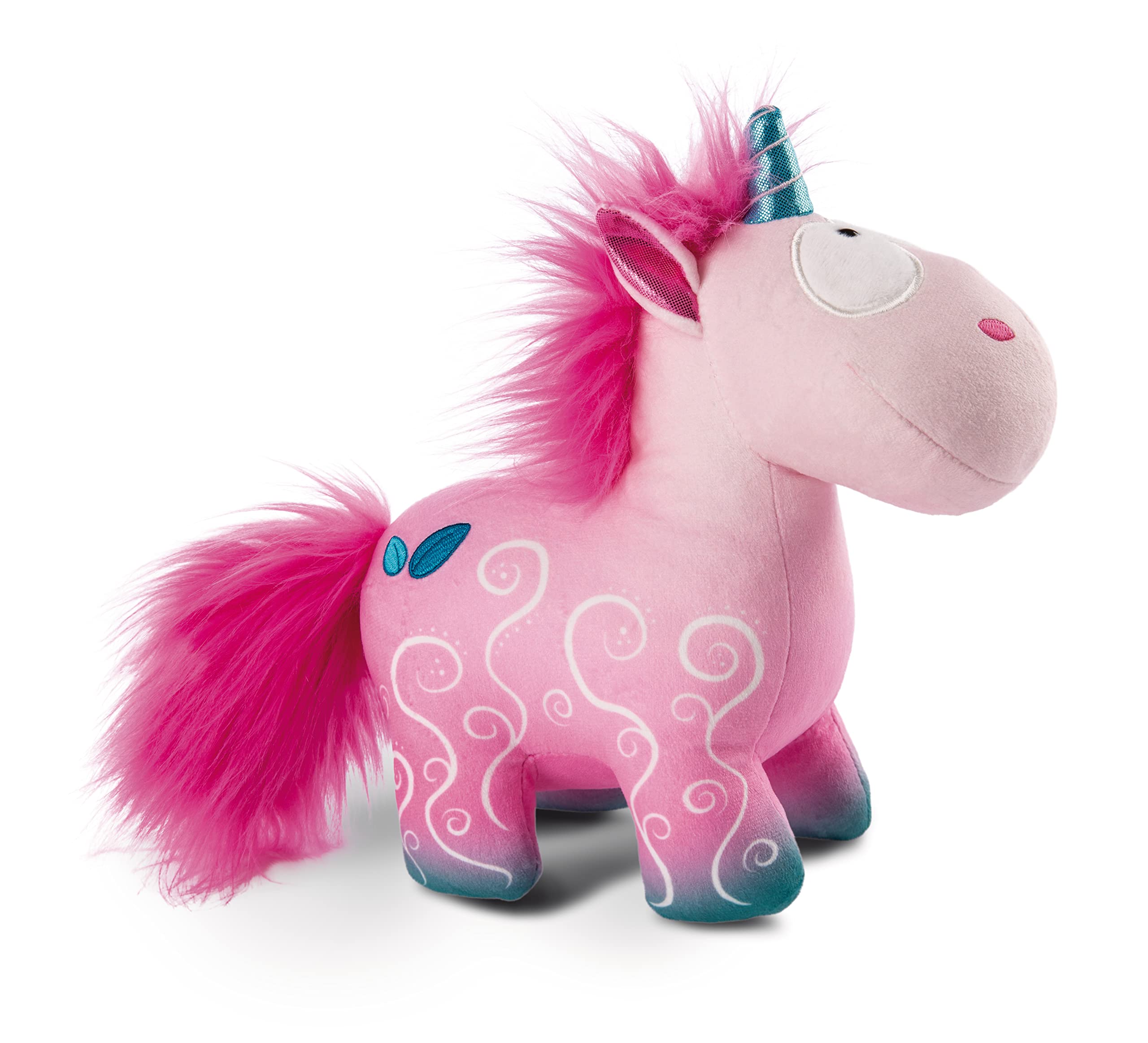 NICI 49106 Cuddly Unicorn Midnight Floral 22cm - Sustainable Plush Toy from Theodor & Friends 7