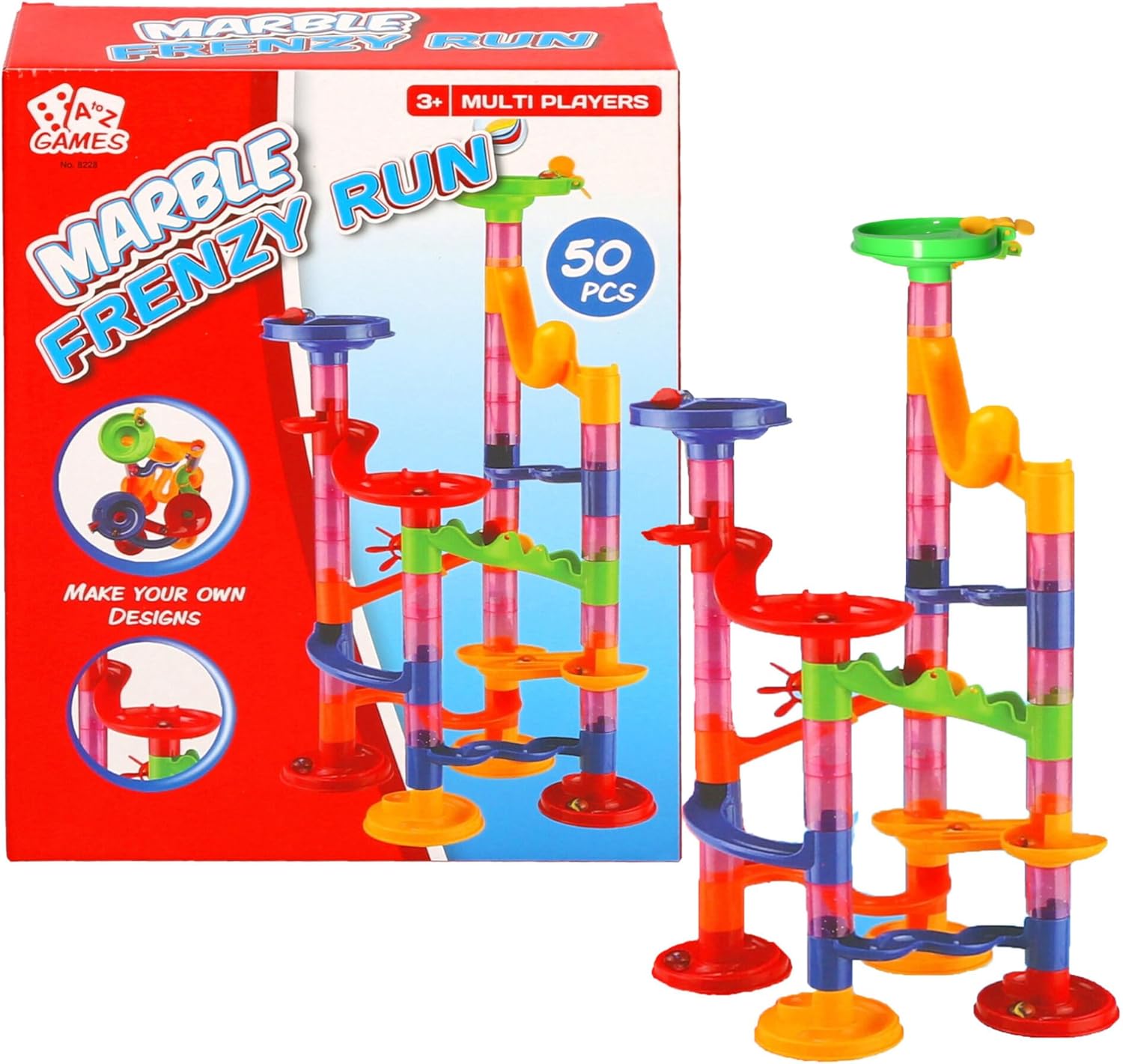 Marble Frenzy Run - 50-Piece Building Set for Ages 3+