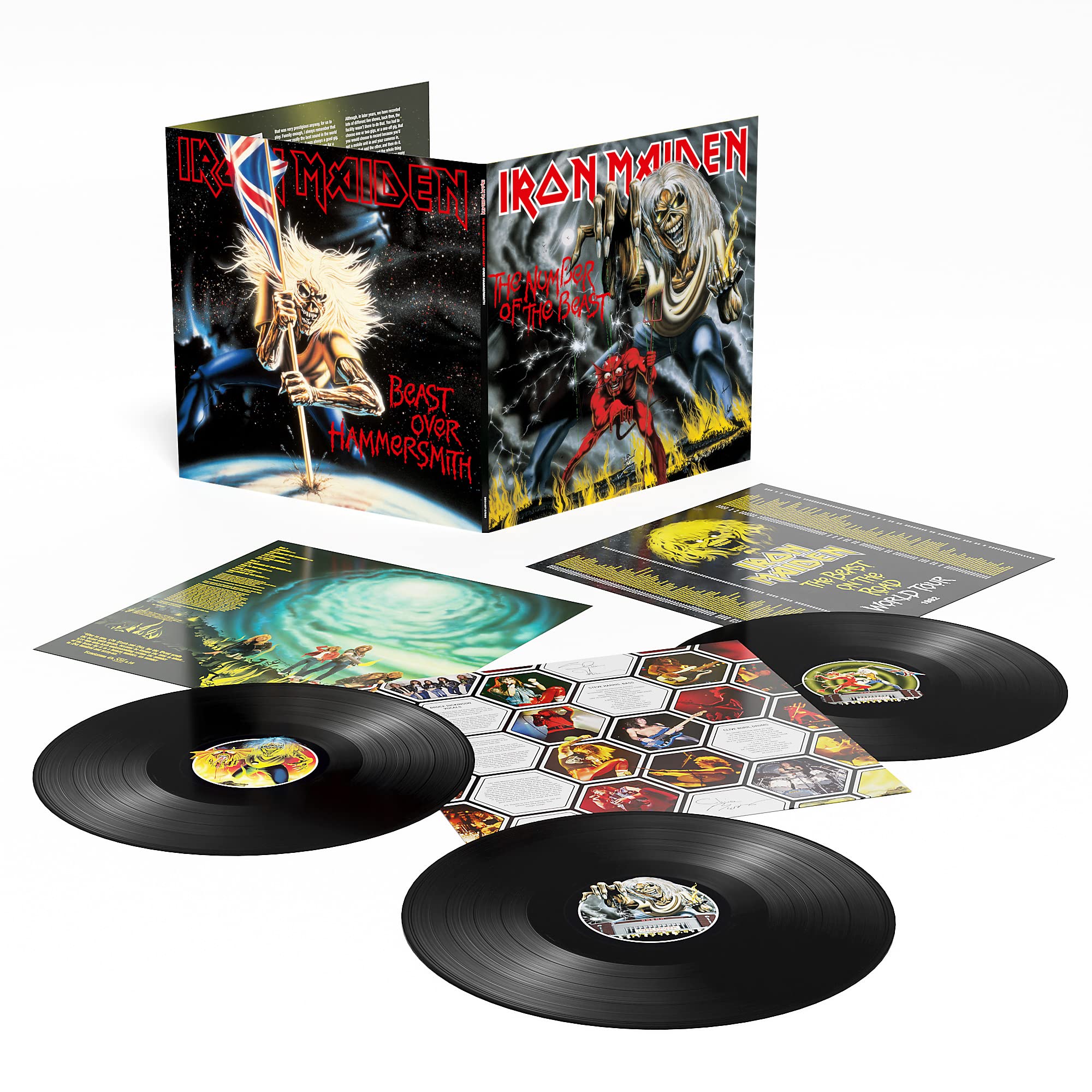 Iron Maiden - The Number of The Beast Plus Beast Over Hammersmith [3LP Box set Vinyl] 1