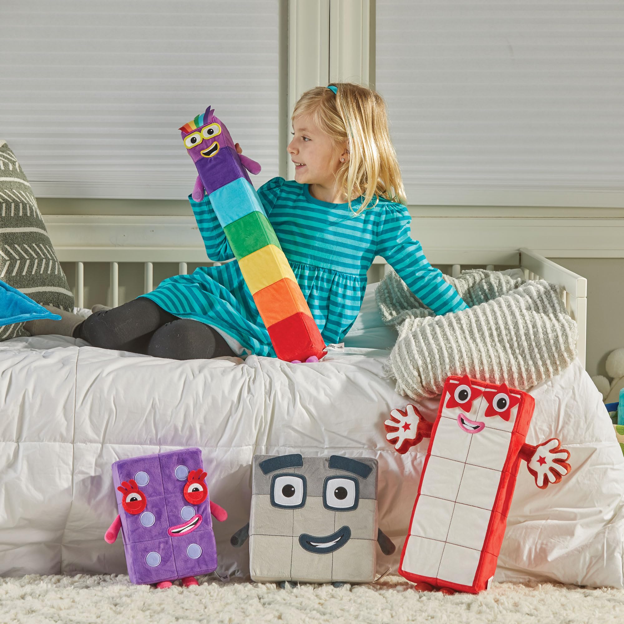 Learning Resources Numberblock Seven Playful Pal Plush - Educational Toy for Toddlers 18 Months+ 3