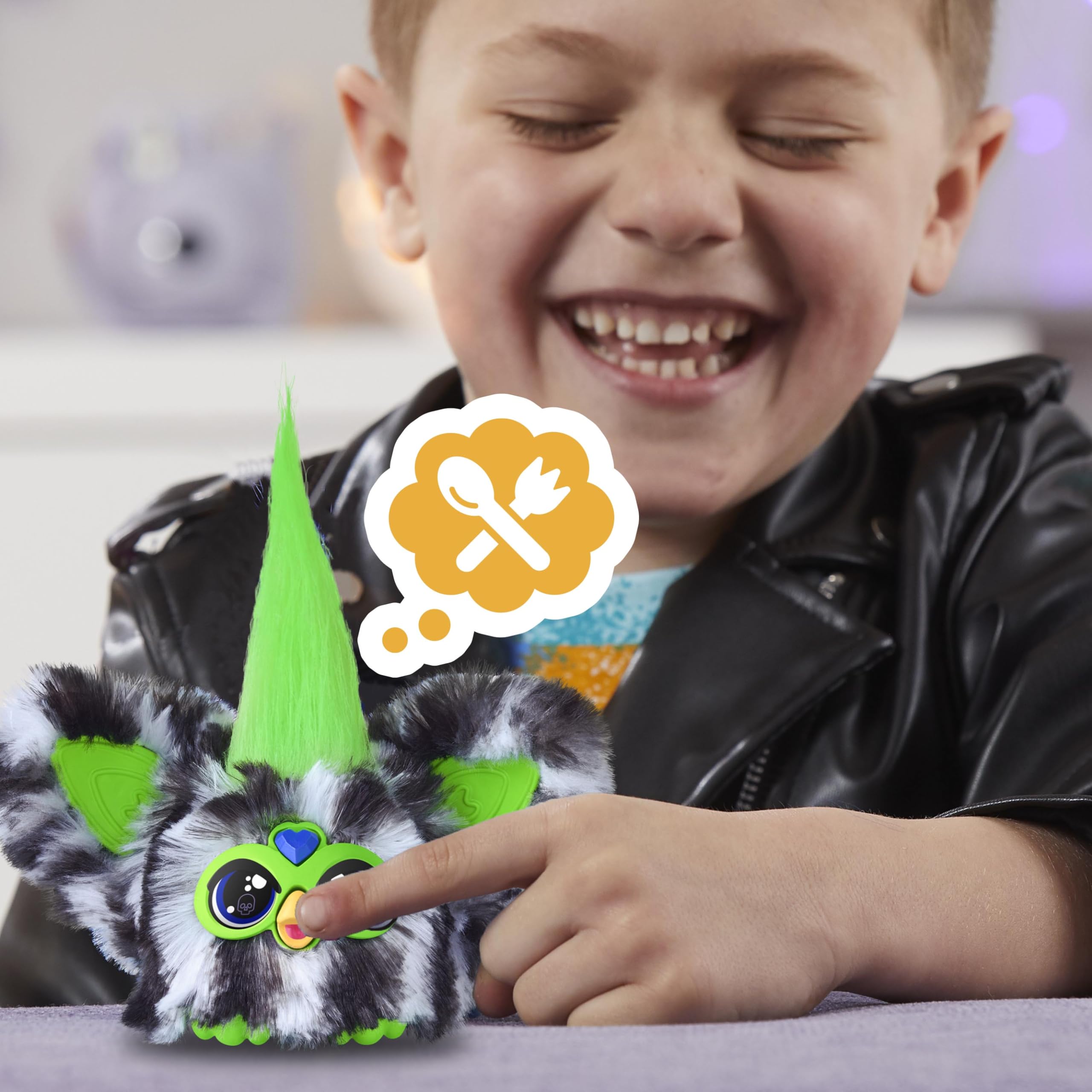 Furby May-May and Greenie-Meanie Fierce and Fabulous Pack of 2 Electronic Plush Toys 7