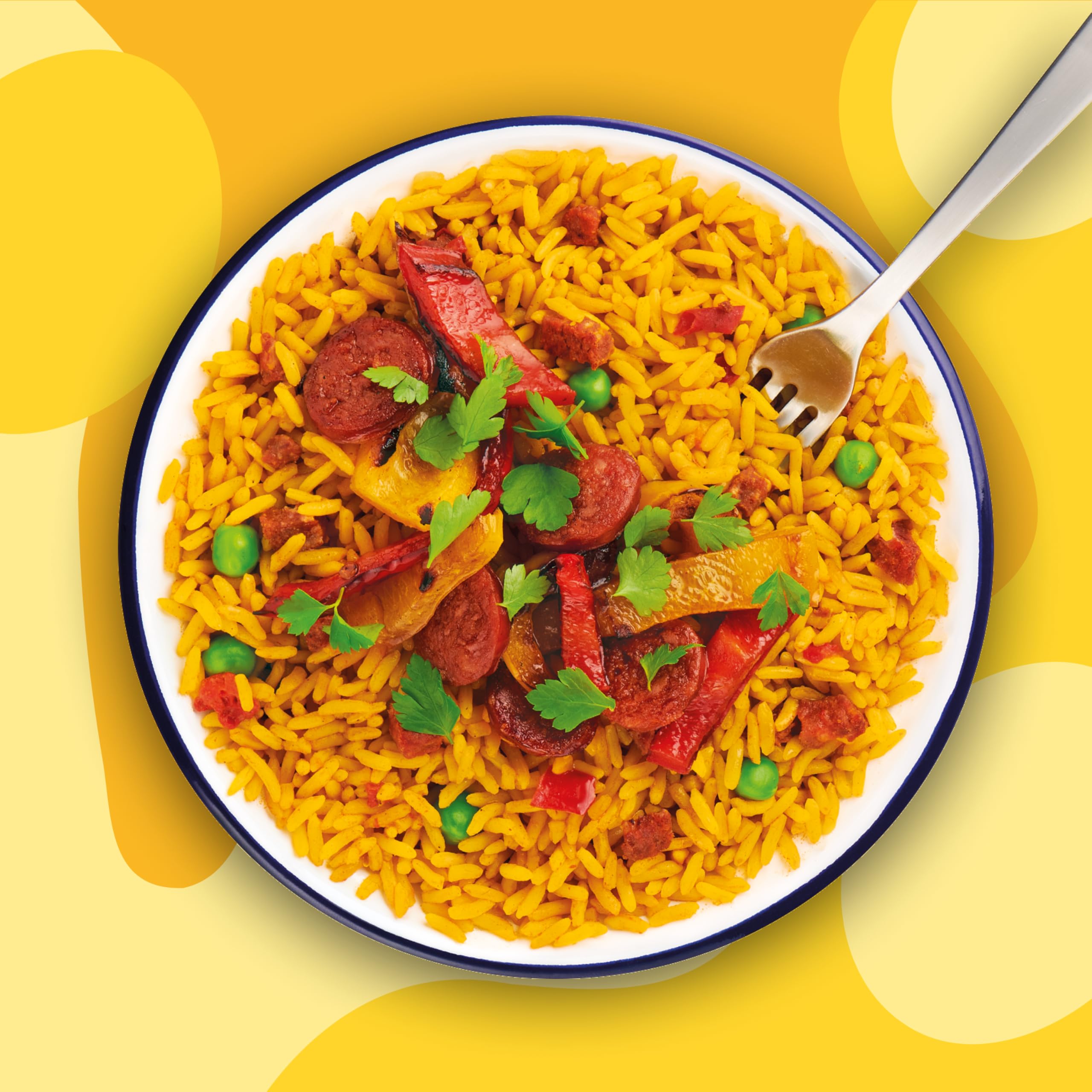 Ben's Original - Favourites Paella Chorizo and Vegetable Microwave Rice Meal (6x 250g) 5