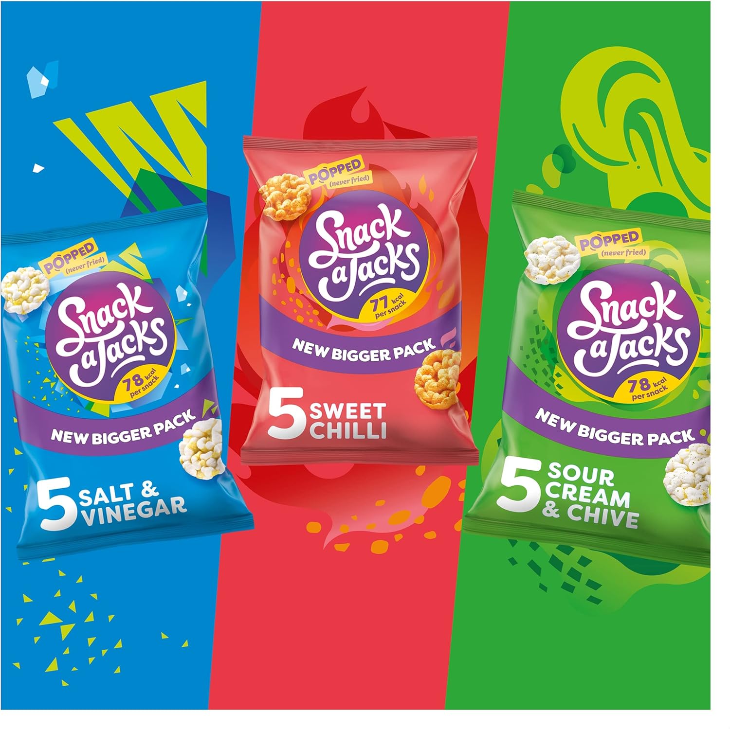 Snack a Jacks Crispy Sweet Chilli 5 X 19g 7