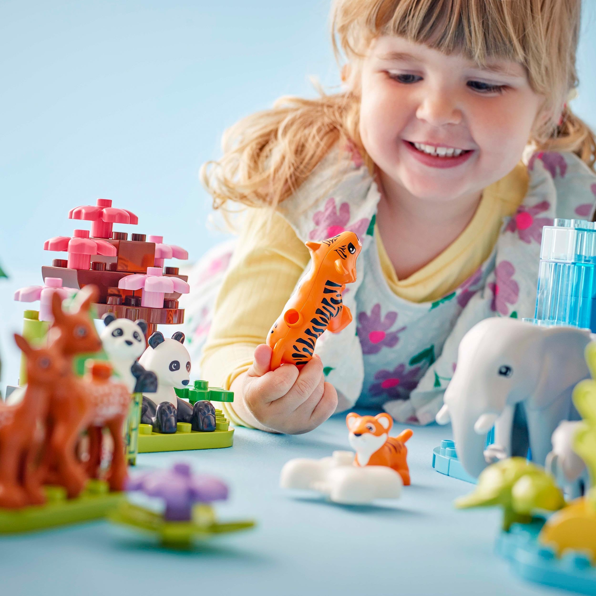 LEGO DUPLO 3in1 Wild Animal Families Set 10446 | Toddler Learning Toy for Ages 2+ 5