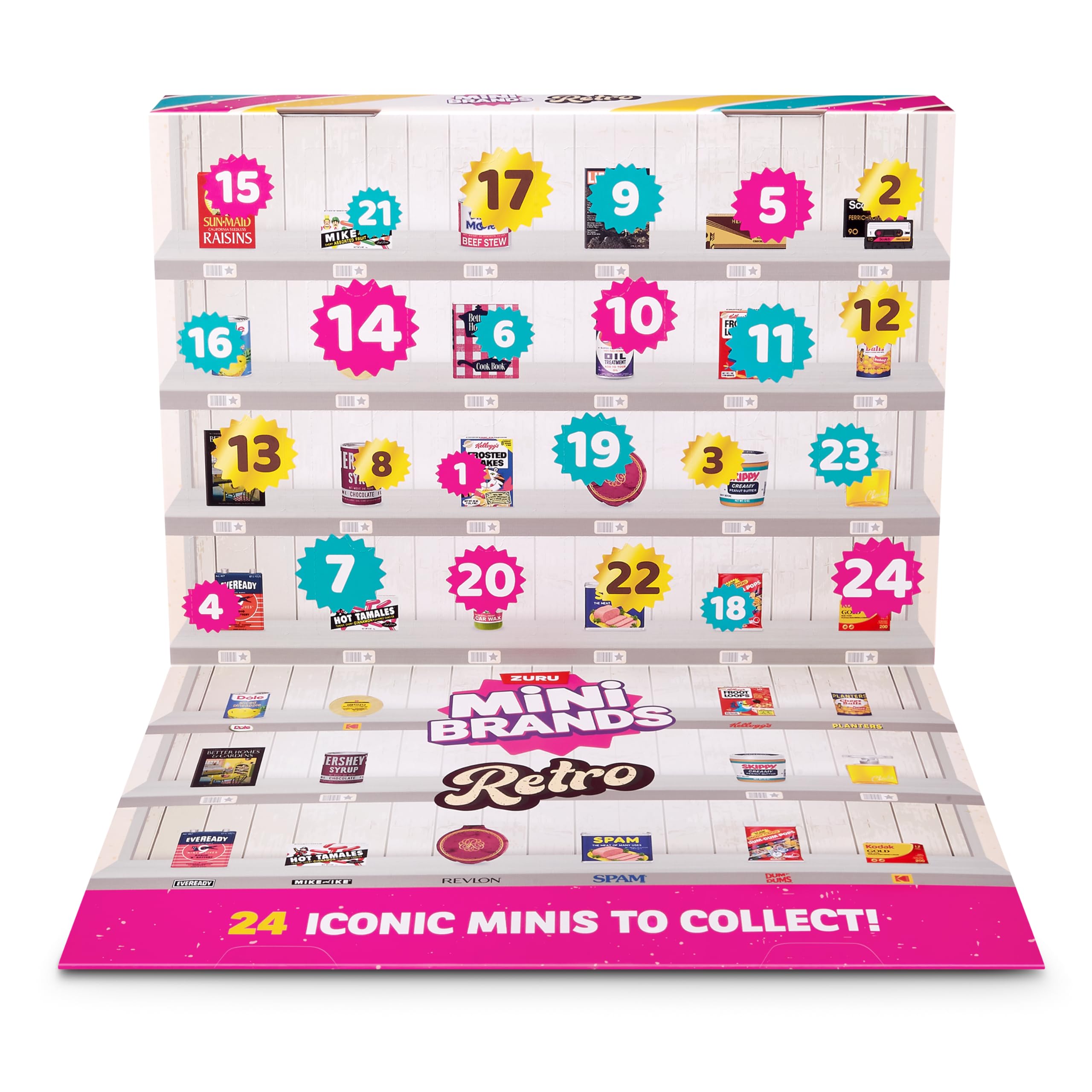 Mini Brands Retro Grocery Calendar Series 1 by ZURU - Collectible Miniatures Advent Calendar 4