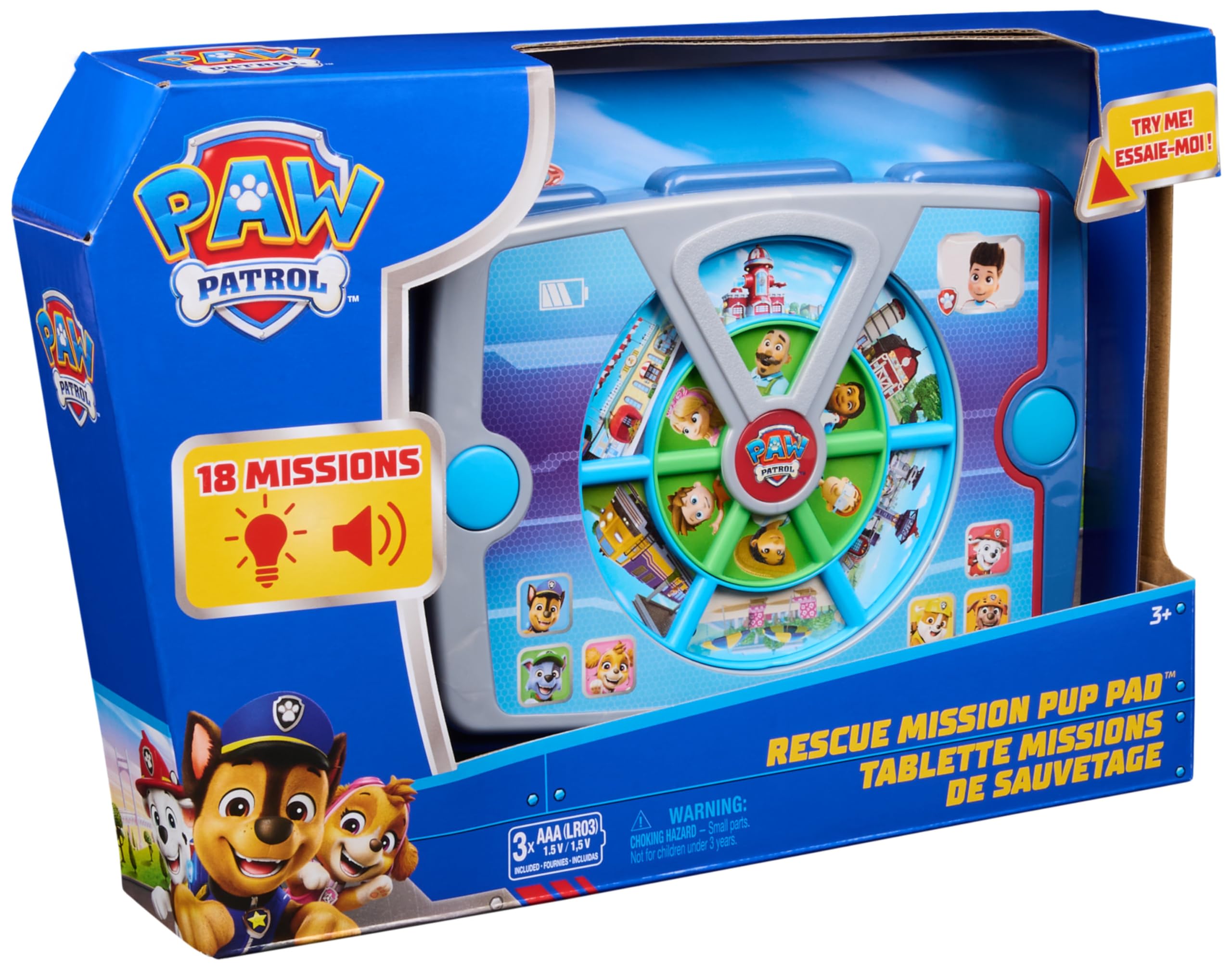 Paw Patrol Academy Rescue Mission Pup Pad - Interactive Electronic Toy with Lights & Sounds for Kids 4