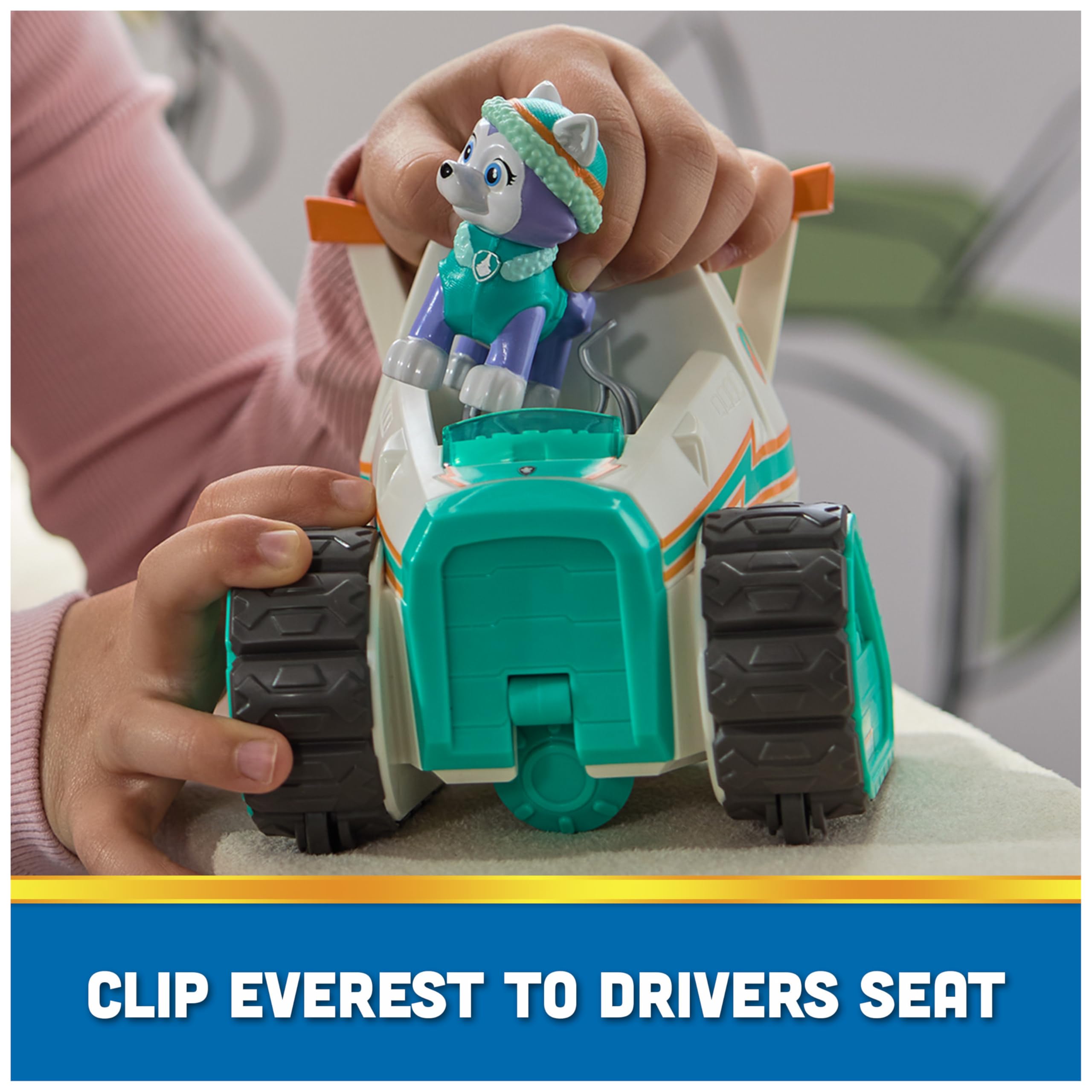 Paw Patrol Everest Deluxe Snowmobile with Projectile Launcher - Ages 3-9 13