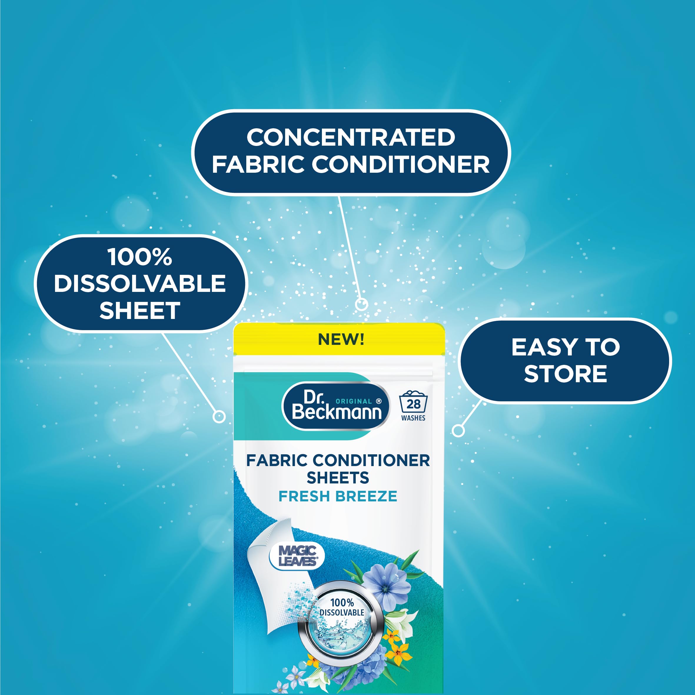 Dr. Beckmann Fabric Conditioner Sheets - Fresh Breeze (75 Washes) 4