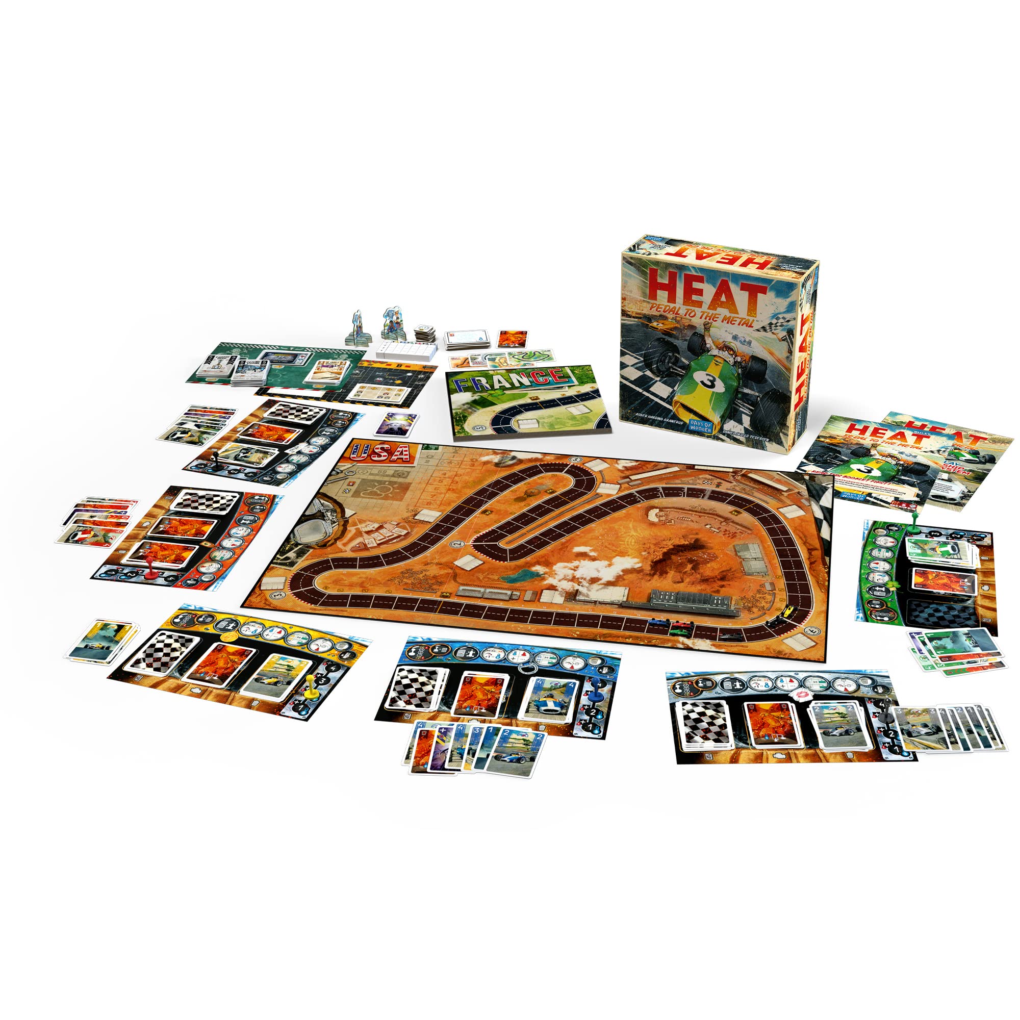 Days of Wonder Heat: Vollgas-Brettspiel 7