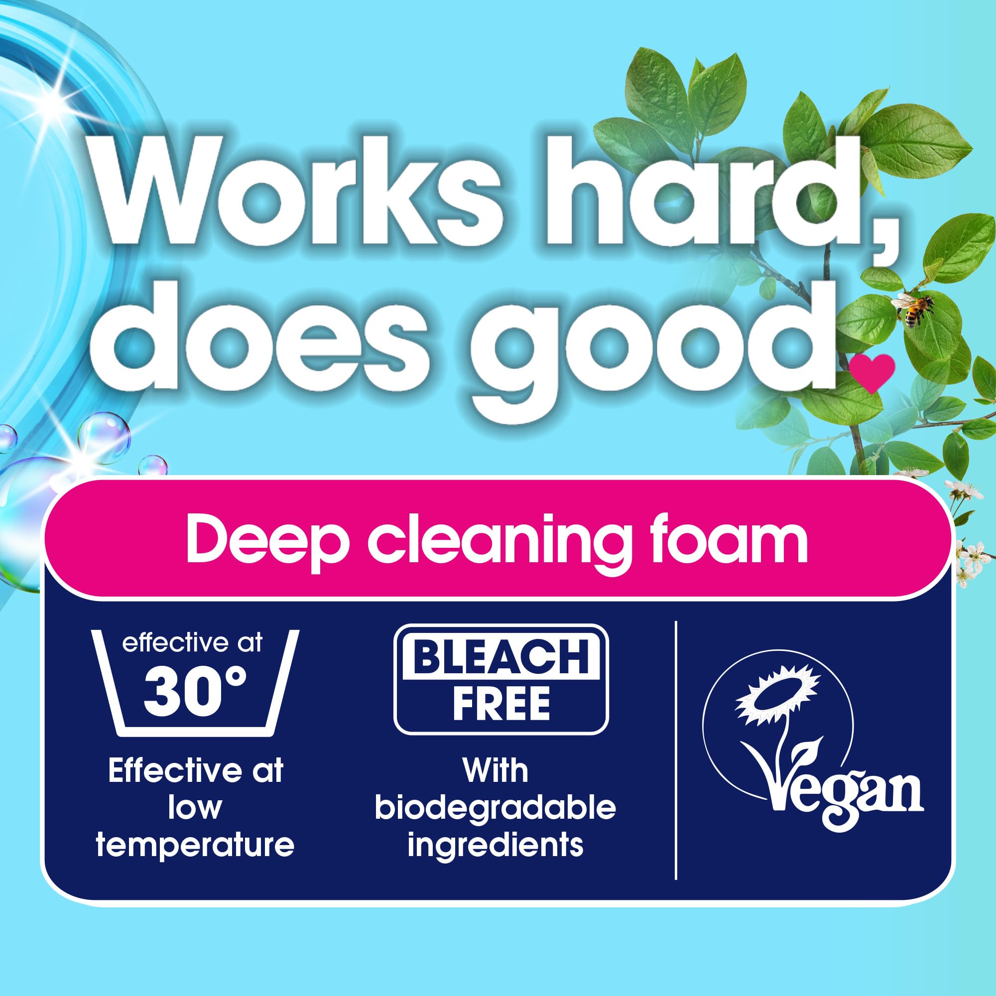 Ecozone BIOActive Stain Remover Spray - Enzymatic Pre-Wash Cleaner | 750 ml | Bleach Free