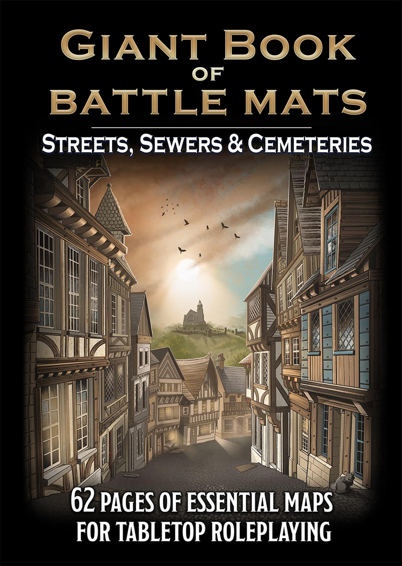 Loke BattleMats Big Book of Battle Mats - Streets Sewers & Cemeteries
