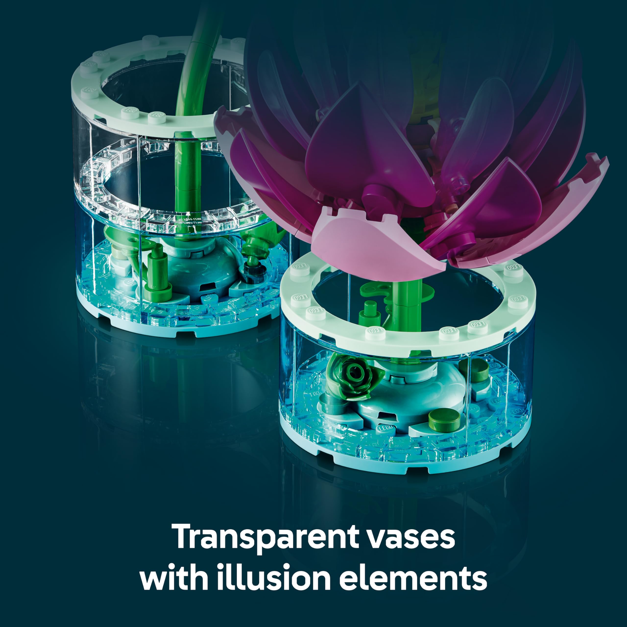 LEGO Botanicals Water Lilies Building Set 11511 - Faux Flowers for Ages 9+ | Multicolor 5