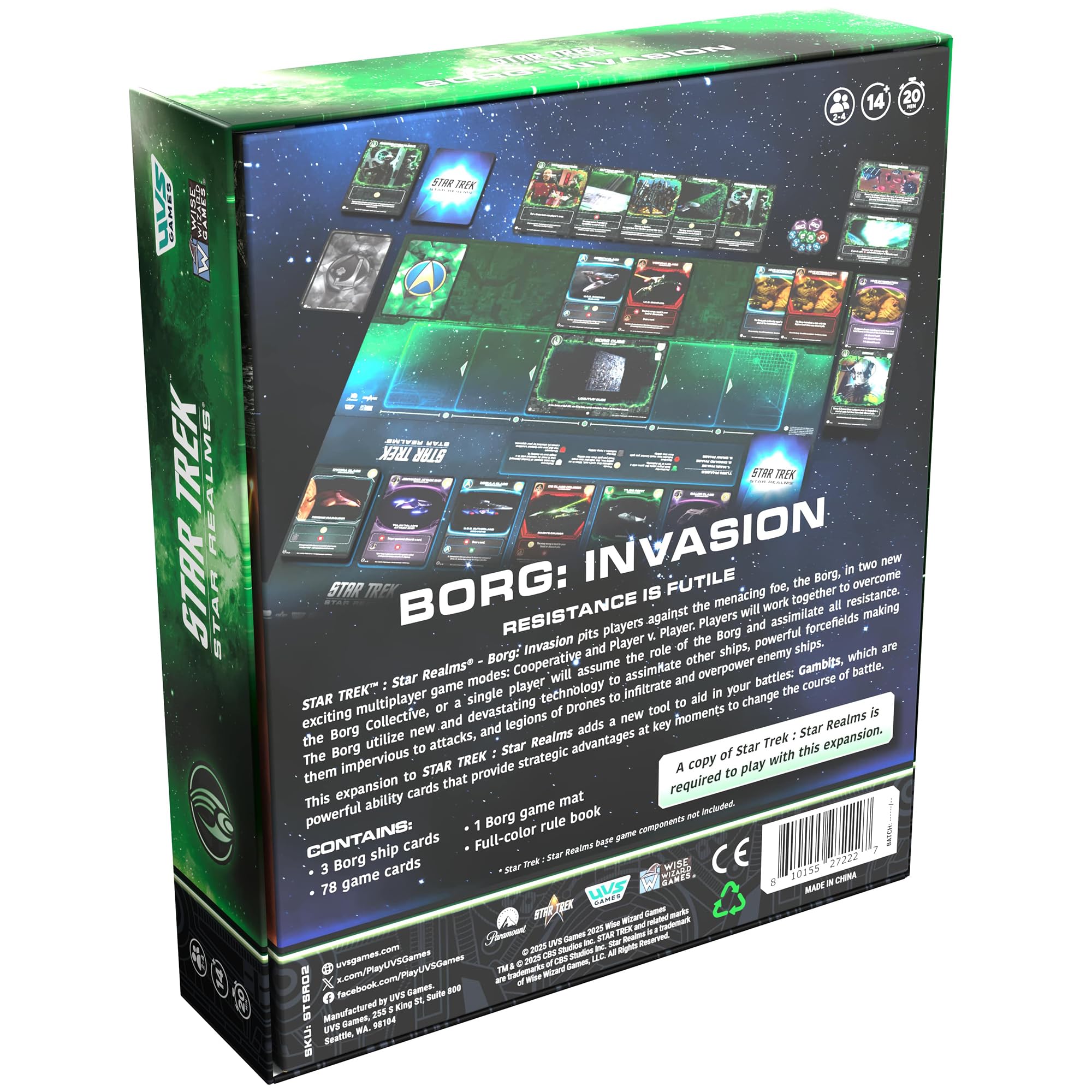 Star Trek: Star Realms - Borg Invasion Expansion Deck Building Card Game 4