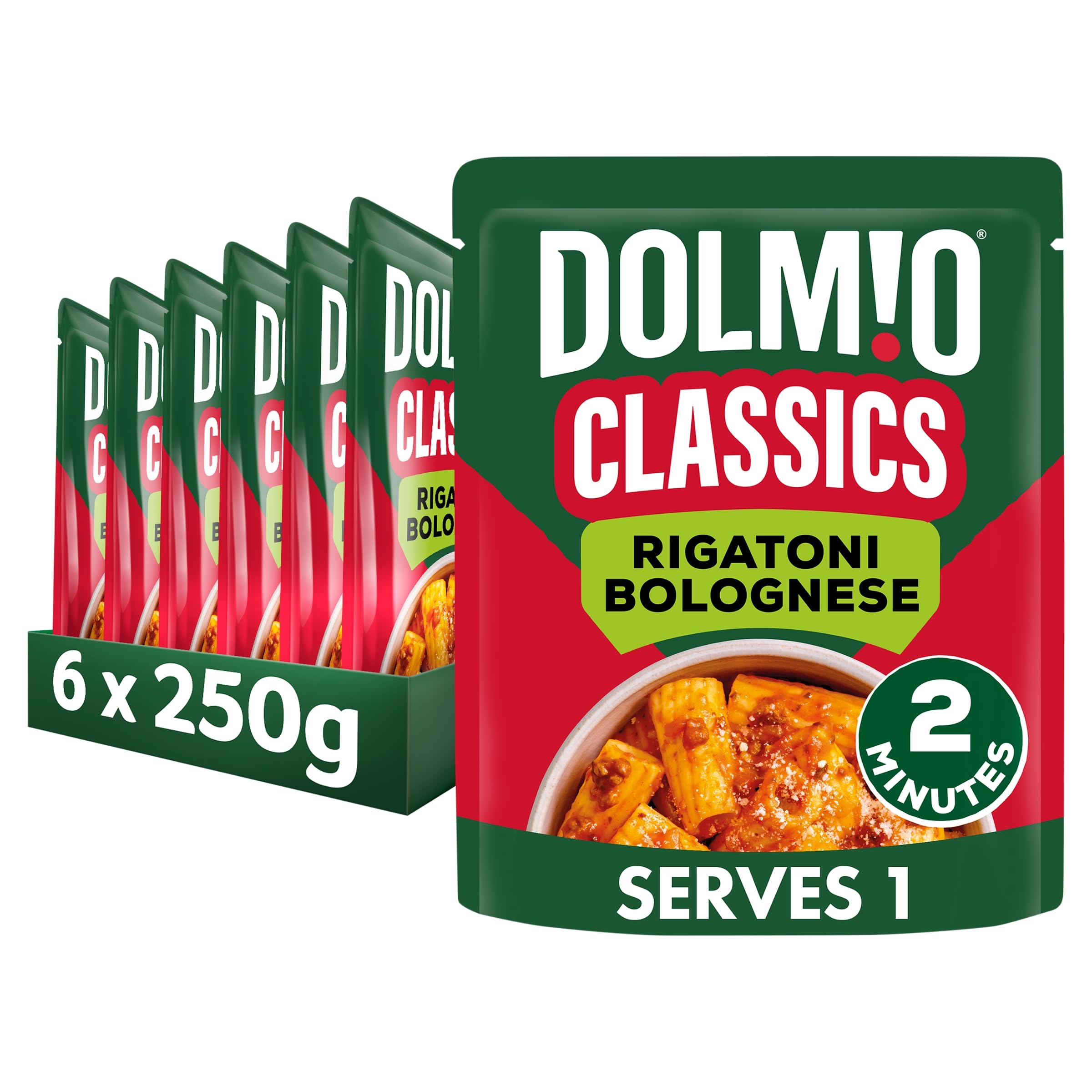 Dolmio - Classics Rigatoni Bolognese Ready Meal 6x 250g
