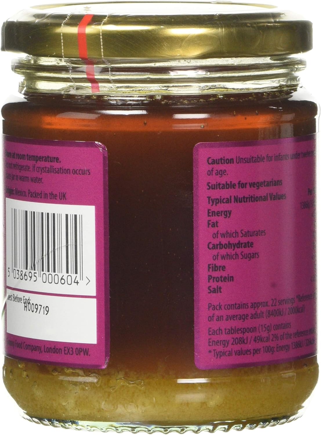 The Groovy Food Company Organic Mexican Wildflower Honey, 340 g 4