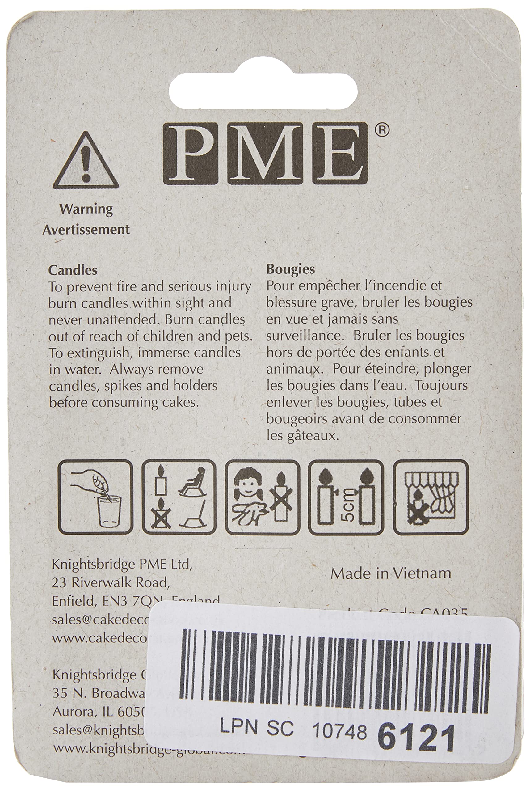 PME Neon Spiral Candles - 24-Pack Multi-Color Party Cake Toppers 4