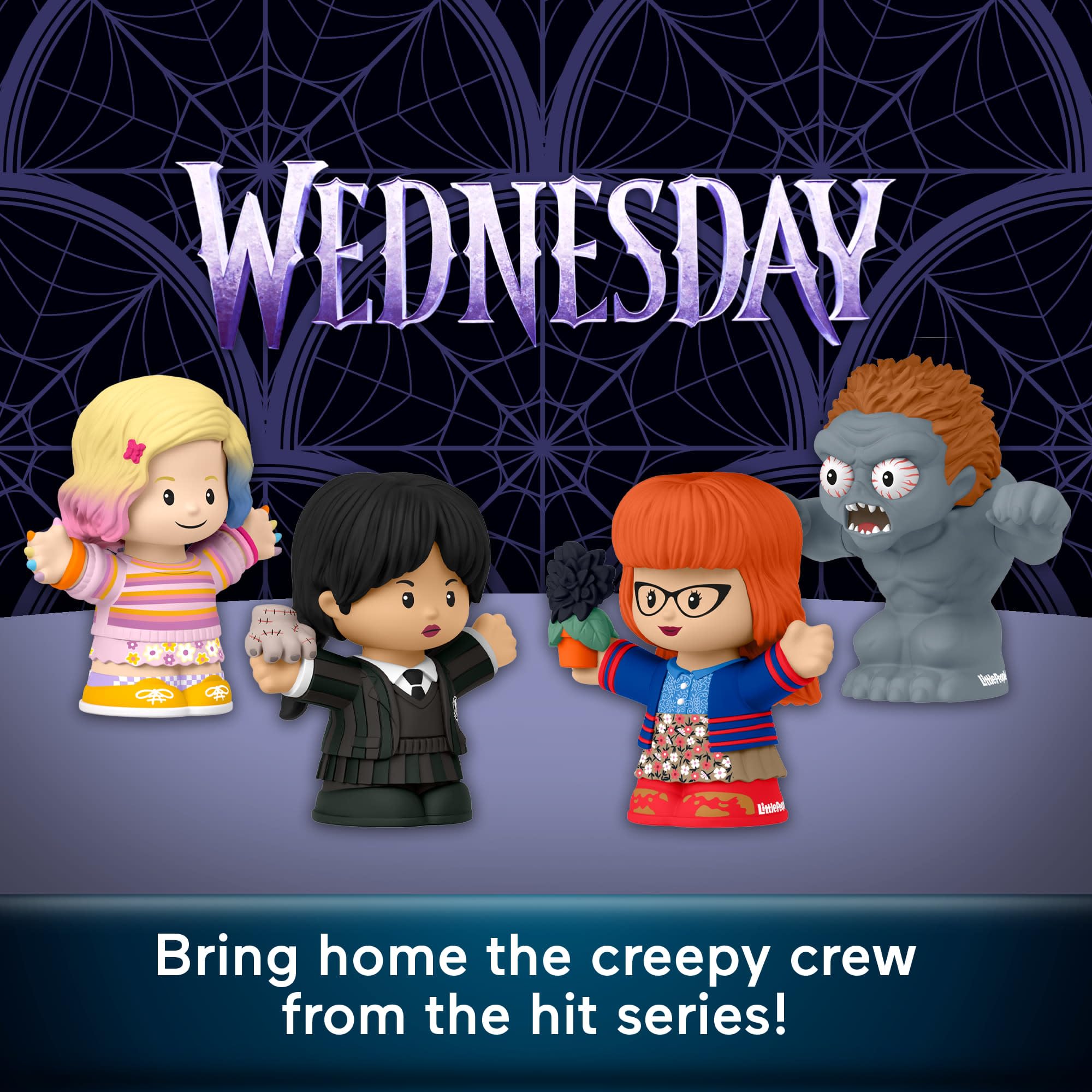 Little People COLLECTOR Wednesday TV Series - Wednesday Addams Special Edition Set 6