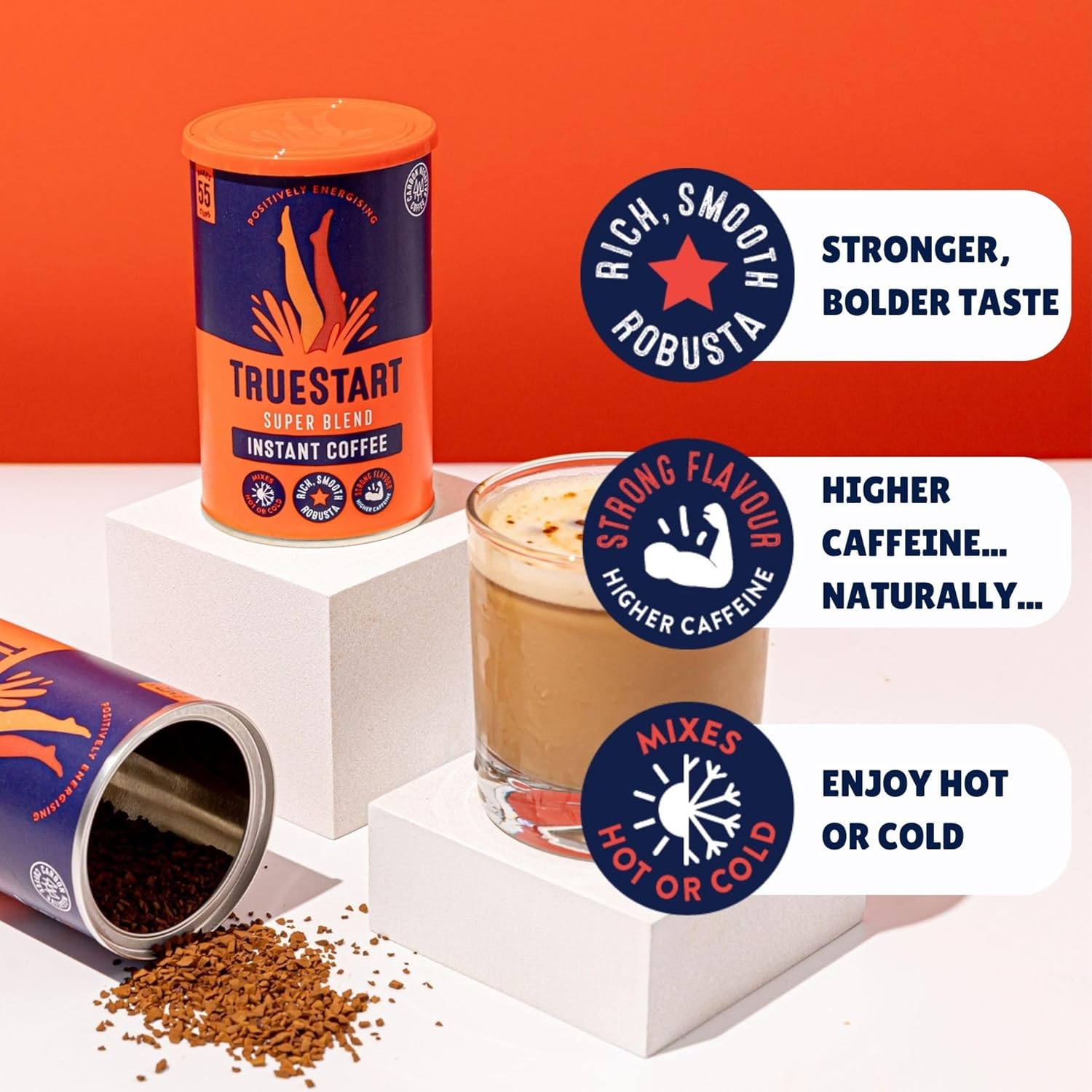 TrueStart - Barista Grade Super Blend Instant Coffee 100g 8