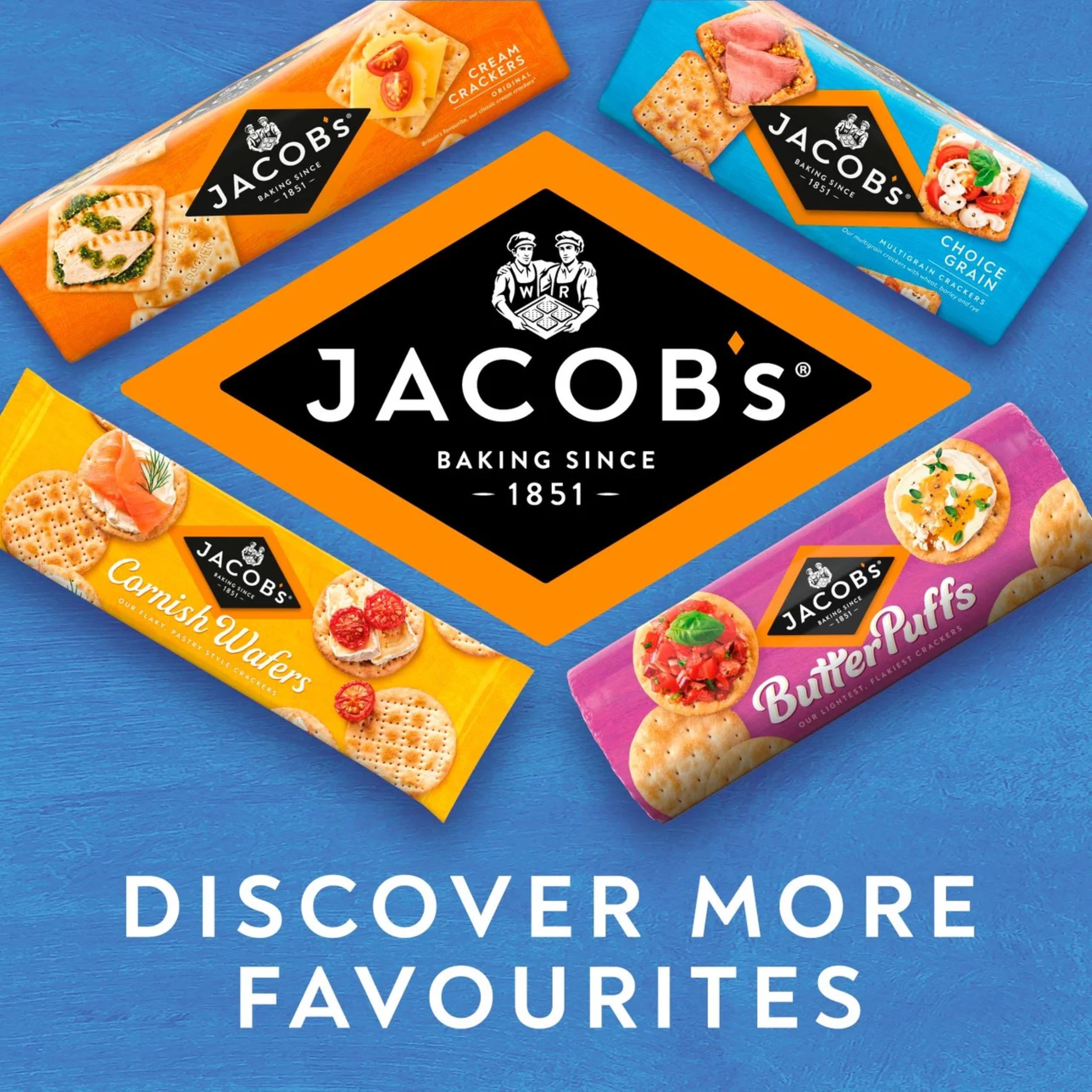 Jacob's Krackawheat Crackers 230g - Extra Crunchy Whole Grain Wheat & Rye Crackers 4