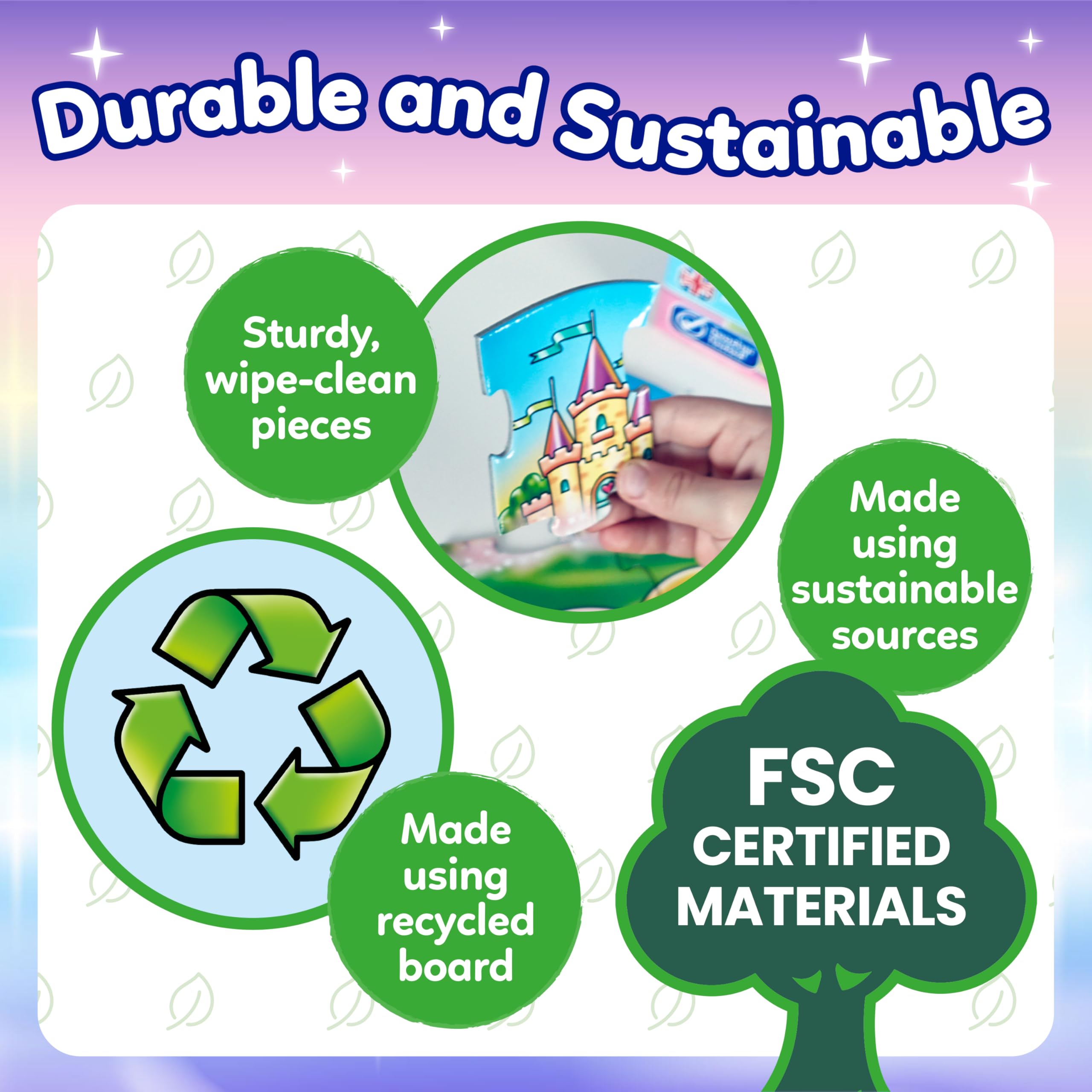 Orchard Toys Einhorn-Freunde-Puzzle – 50-teiliges Lernpuzzle für Kinder ab 4 Jahren 9